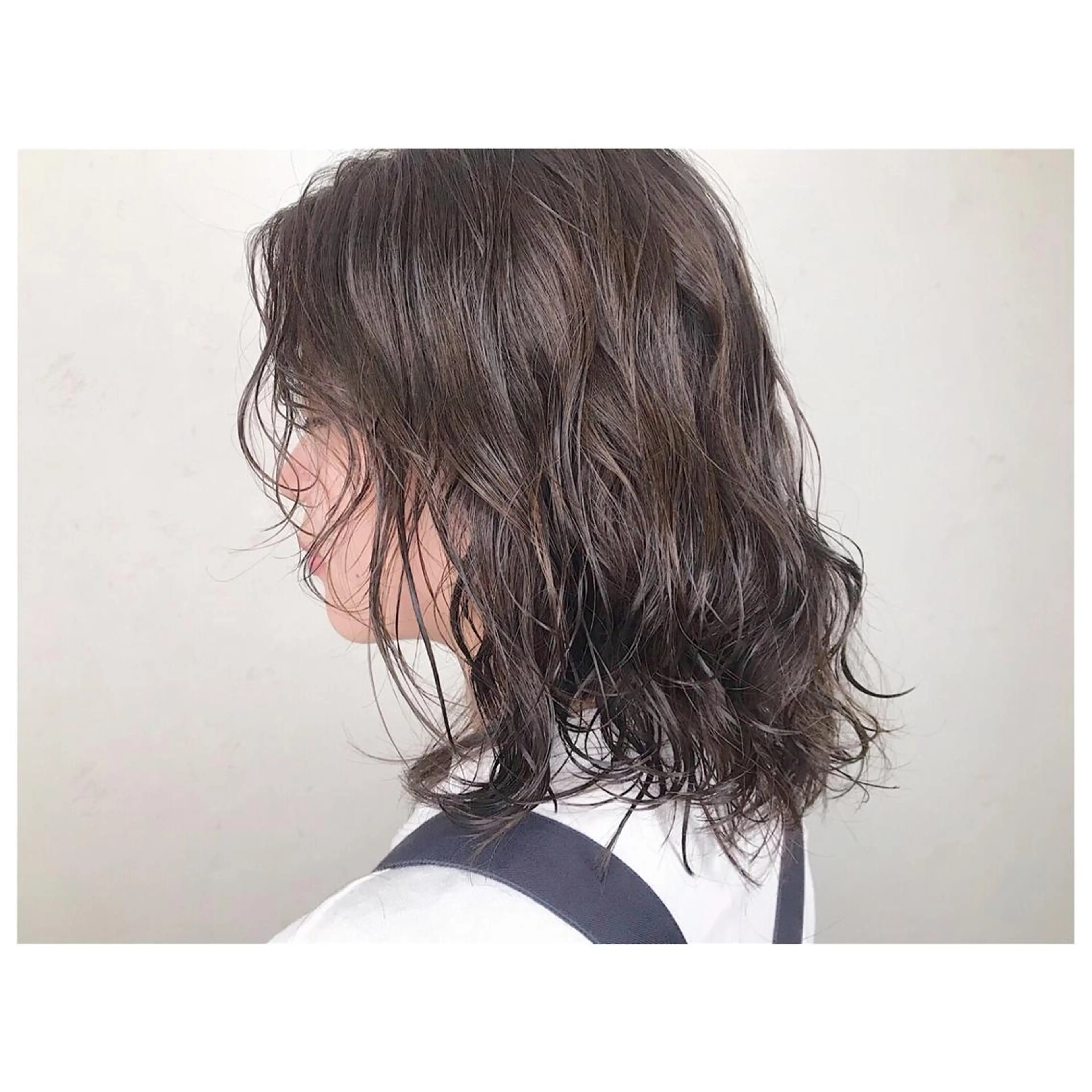 ミディアム カラー パーマ Inity 心斎橋店のヘアスタイル