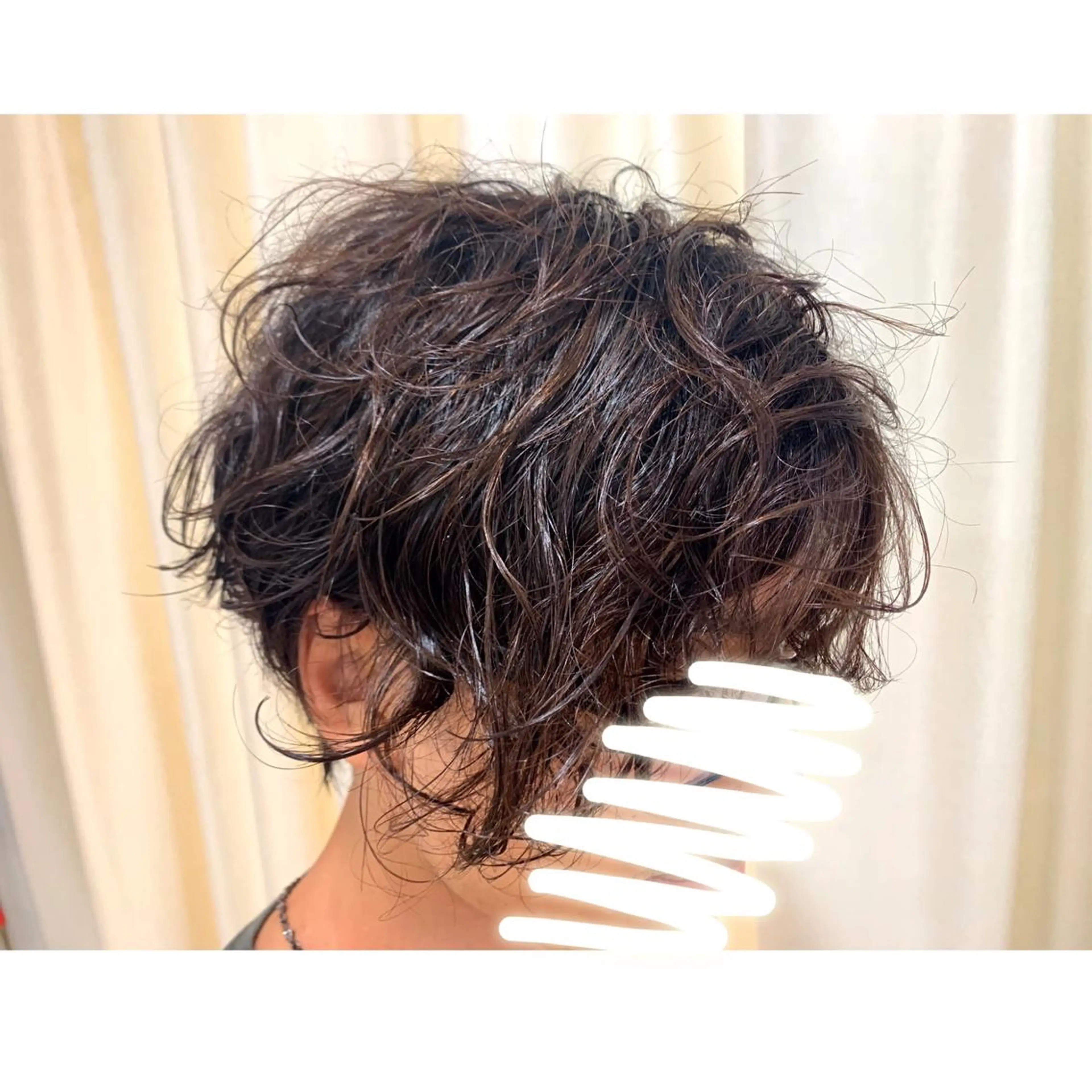 メンズ メンズパーマ if所属・大崎if ほりはるかのヘアスタイル