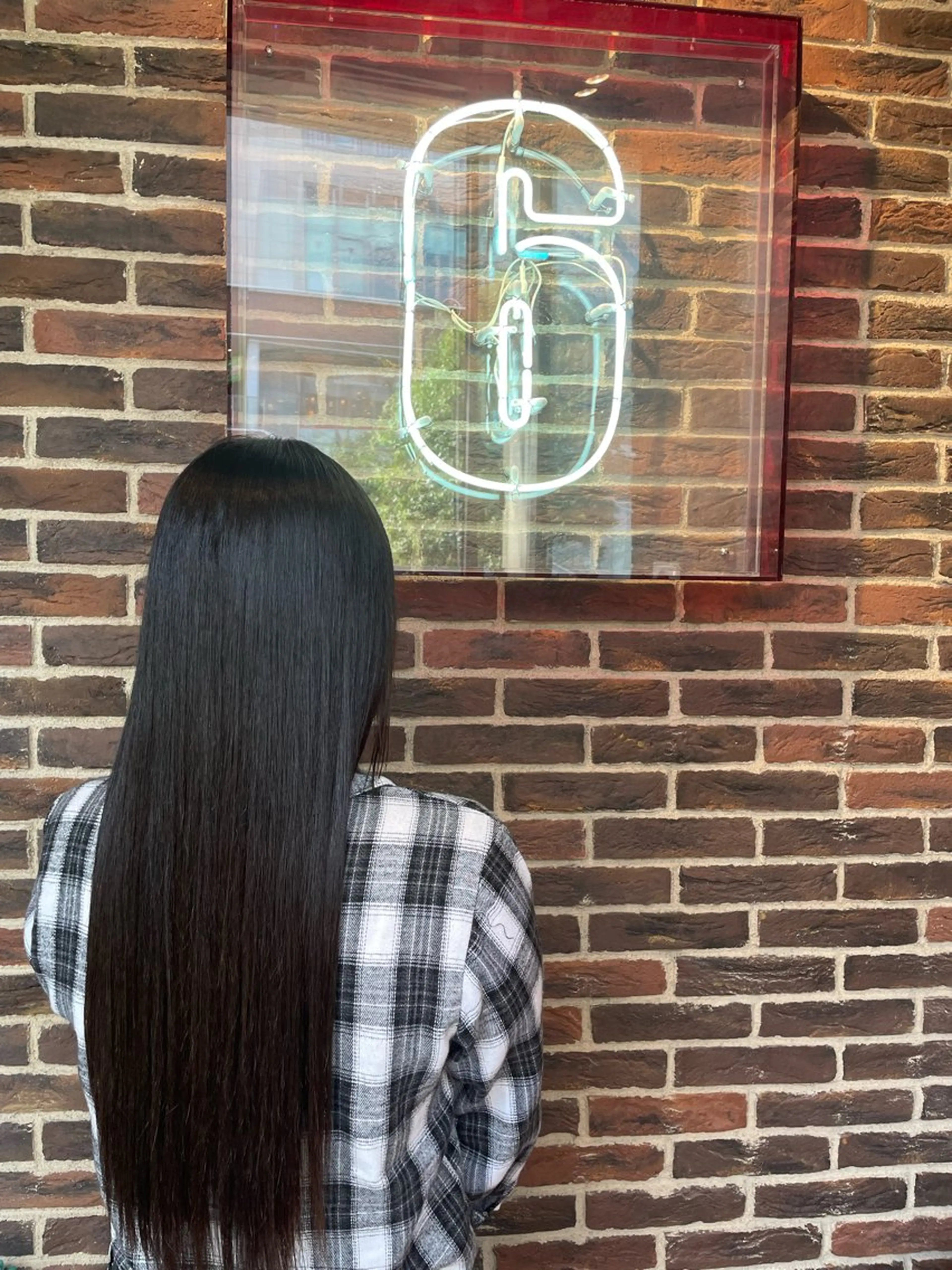 ロング 縮毛矯正 Hair salon 6所属・🌸照井 奈保子🌸のヘアスタイル