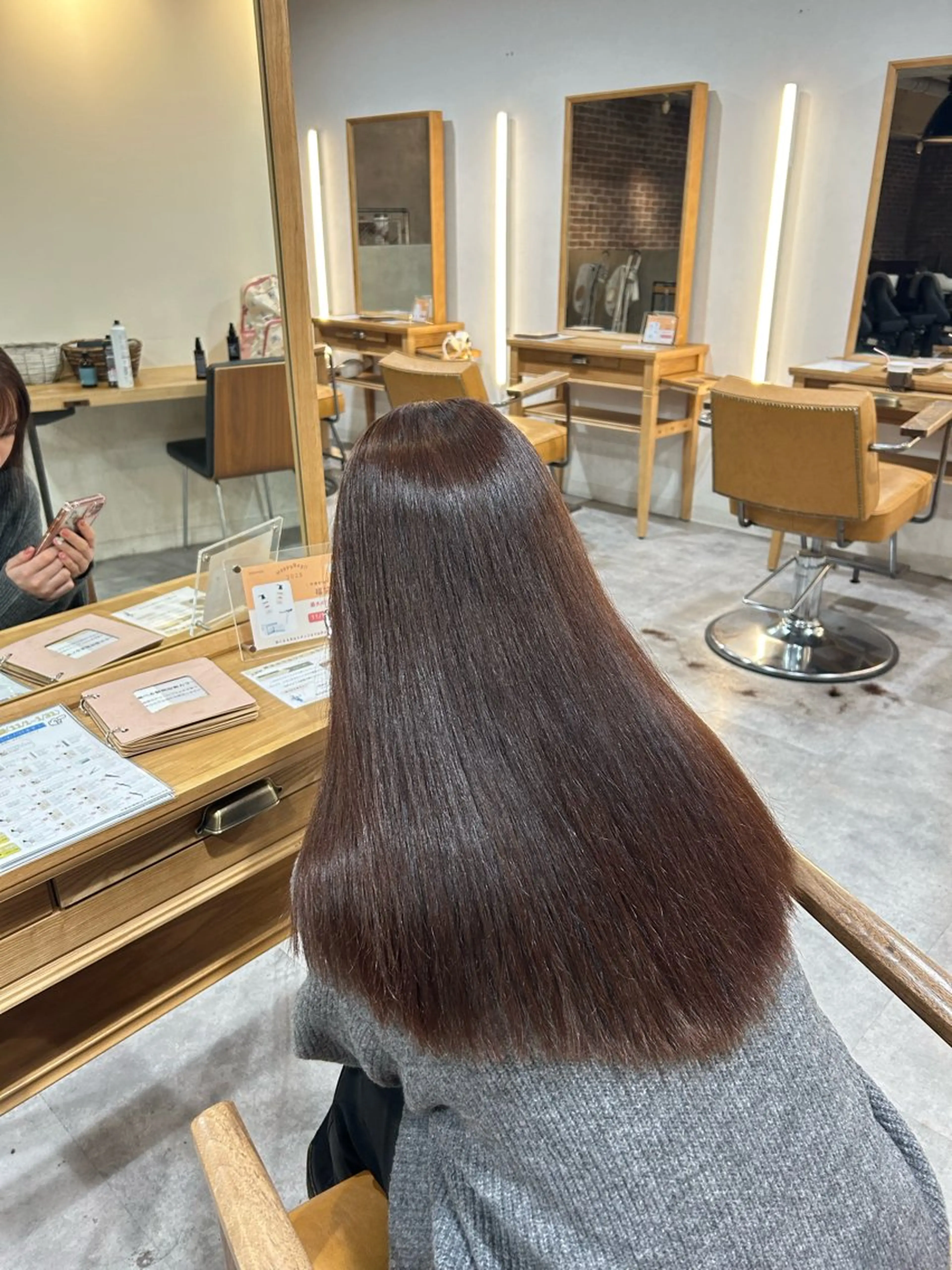 ロング カラー カット ヘアカラー Lolonois野田 ヒガシ カイリ🐬のヘアスタイル
