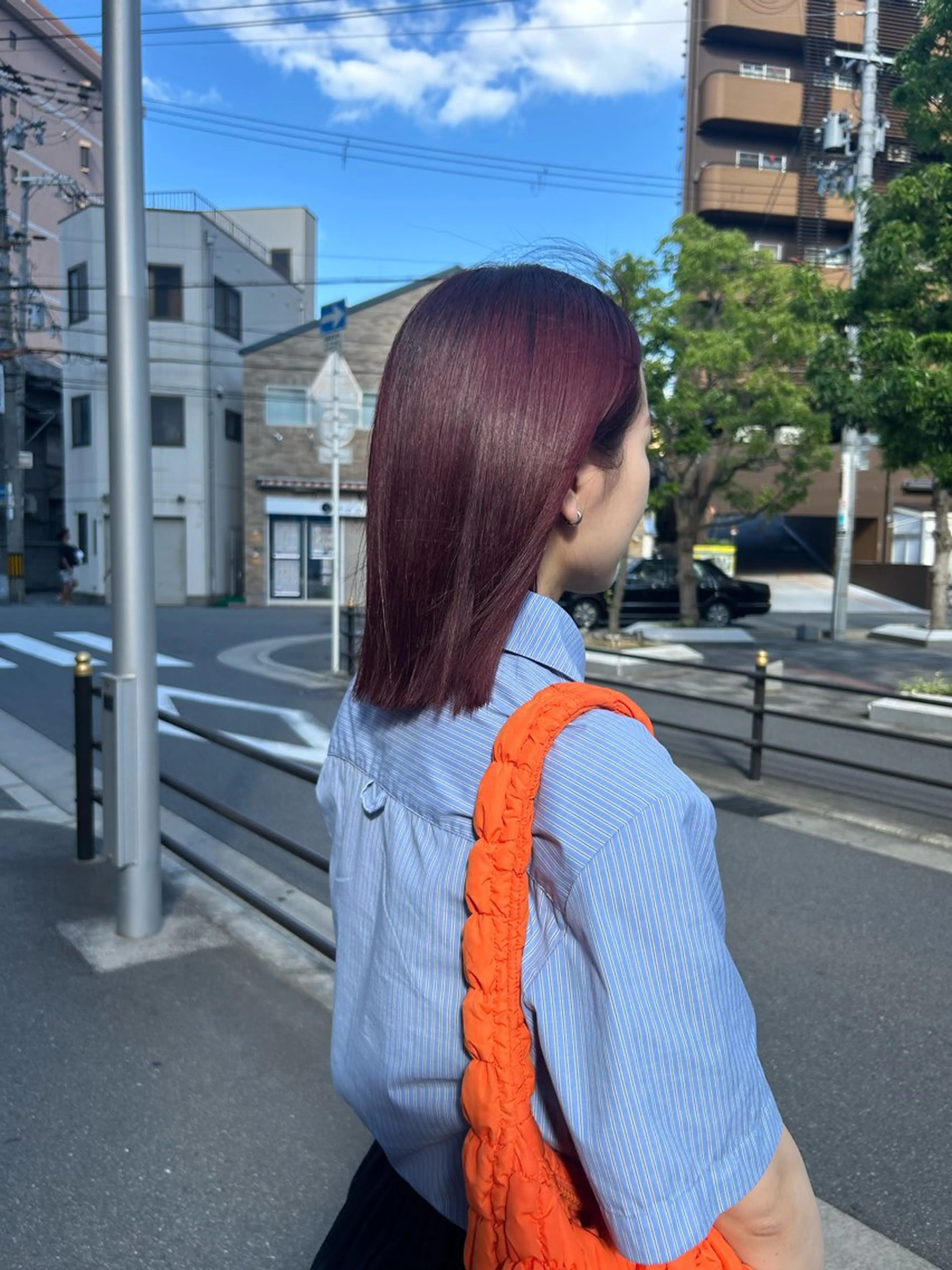ミディアム yohaku所属・ハイトーン美容師🫧 神崎 源のヘアスタイル