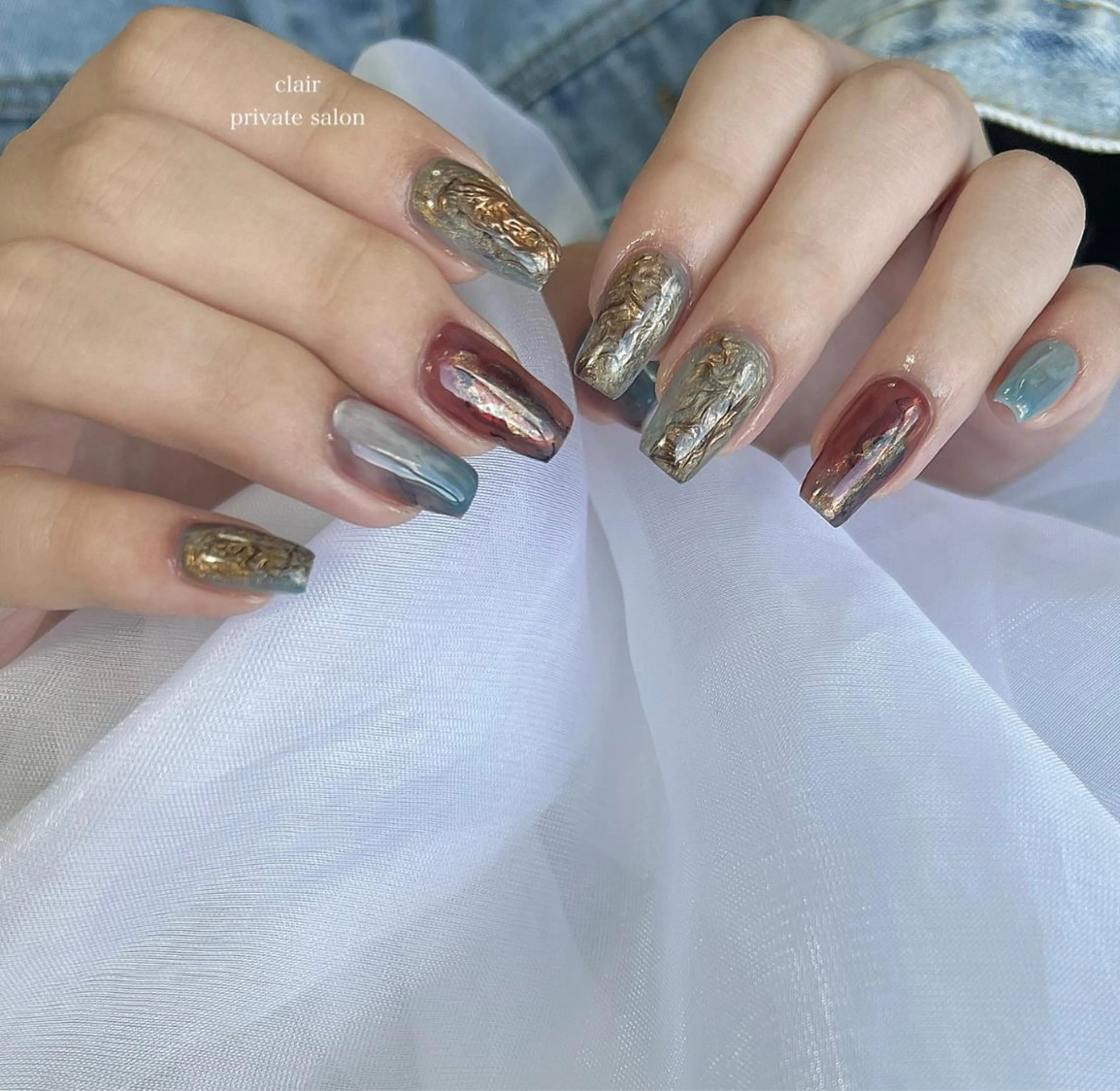 ネイル ハンドネイル ハンドケア nail salon una.のネイルデザイン