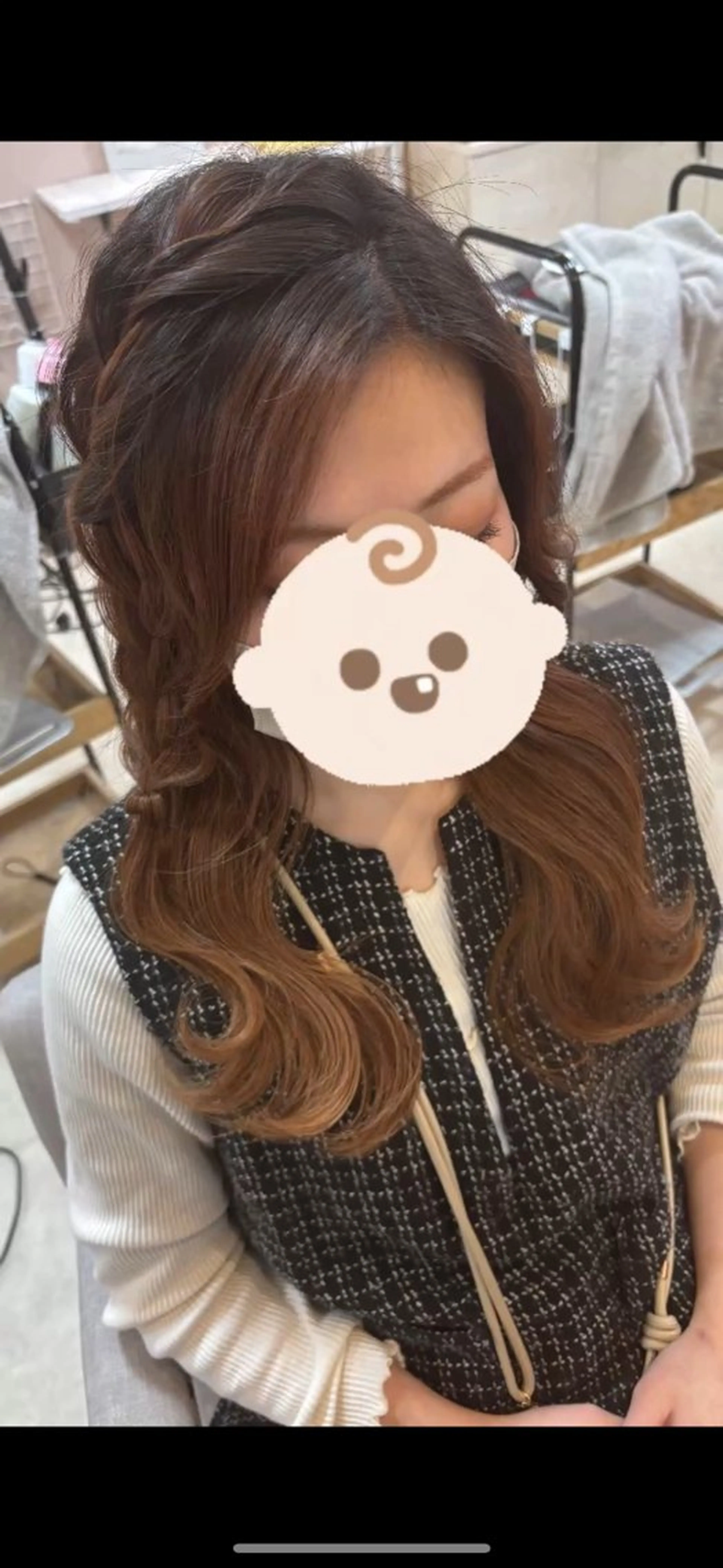 セミロング ヘアアレンジ ヘアメイクpupe所属・pupe まいのヘアスタイル