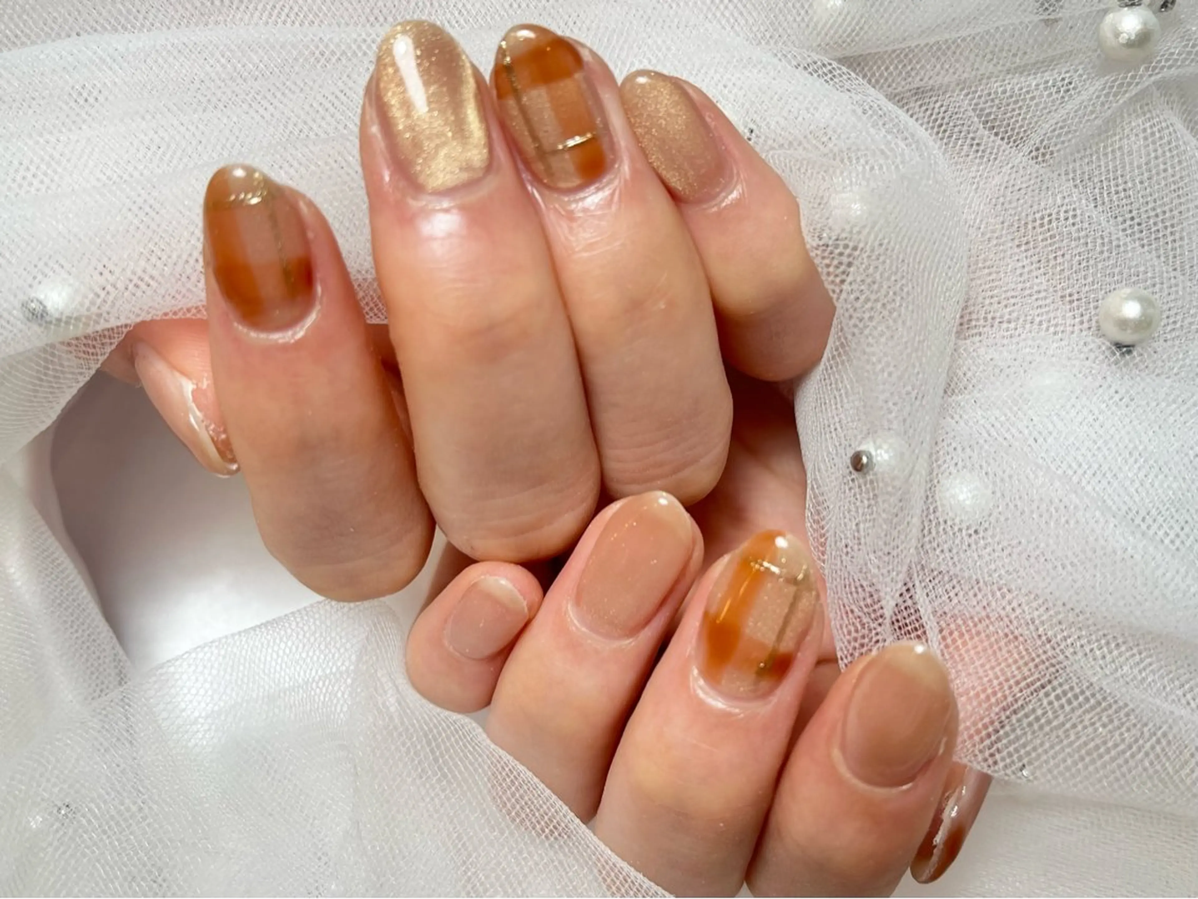 ネイル 持ち込み ハンドネイル peTiT sayakaのネイルデザイン