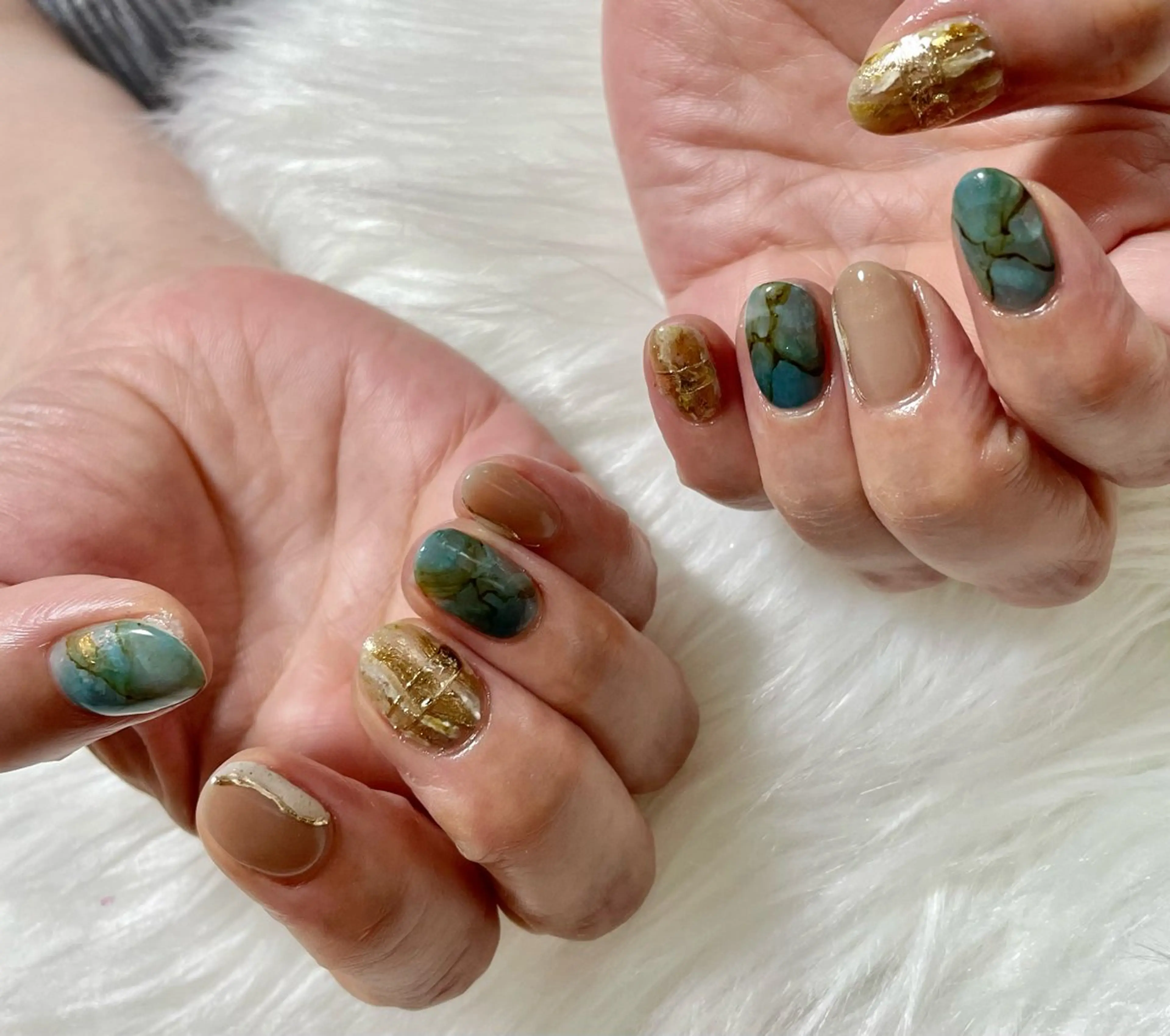 ネイル ハンドネイル nail salon HIRUKANAのネイルデザイン