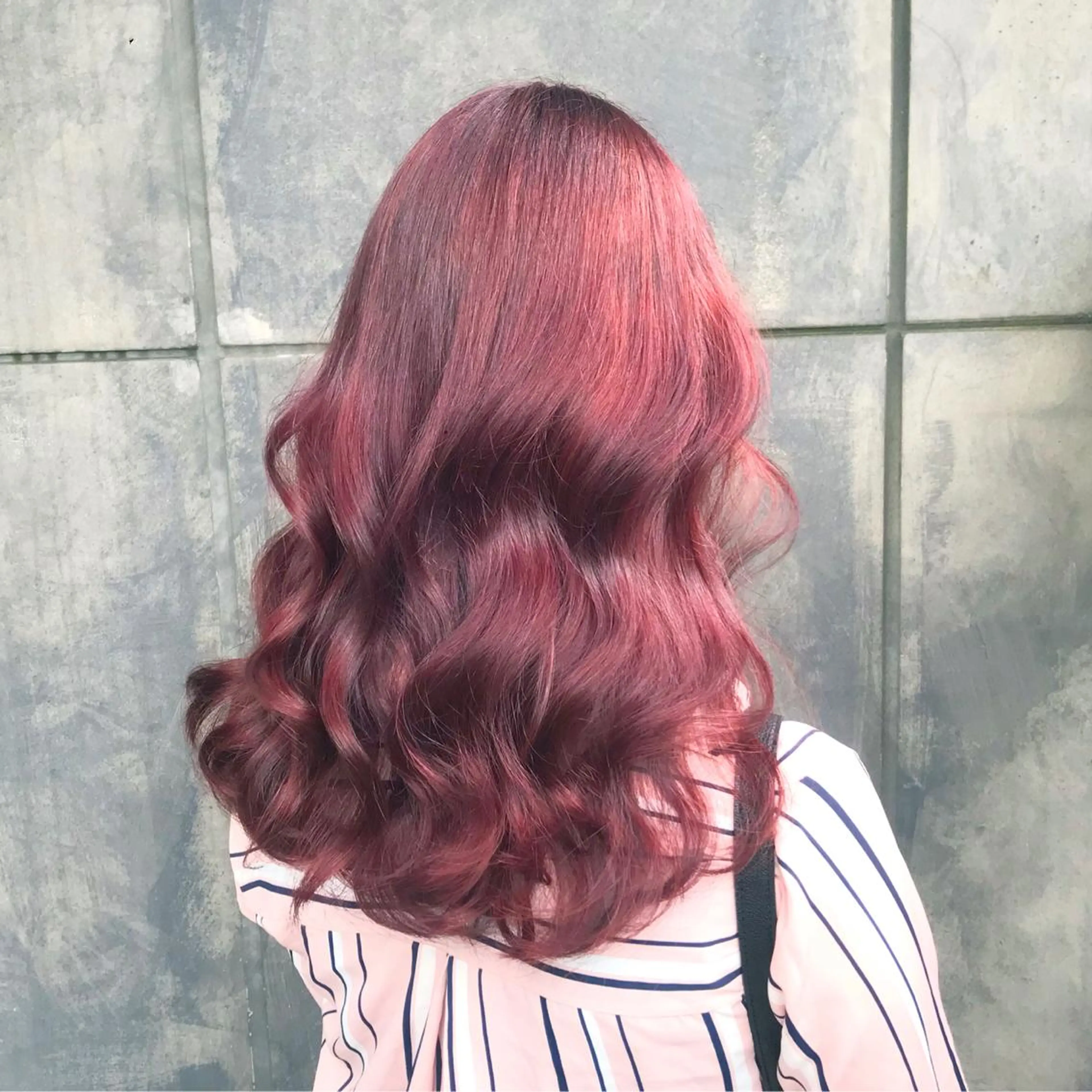 ロング カラー ブリーチ ラベンダーカラー ピンクカラー ピンクラベンダー ヨシンモリ サロウィン所属・K-POP好き美容師 🇰🇷Kai.Yのヘアスタイル