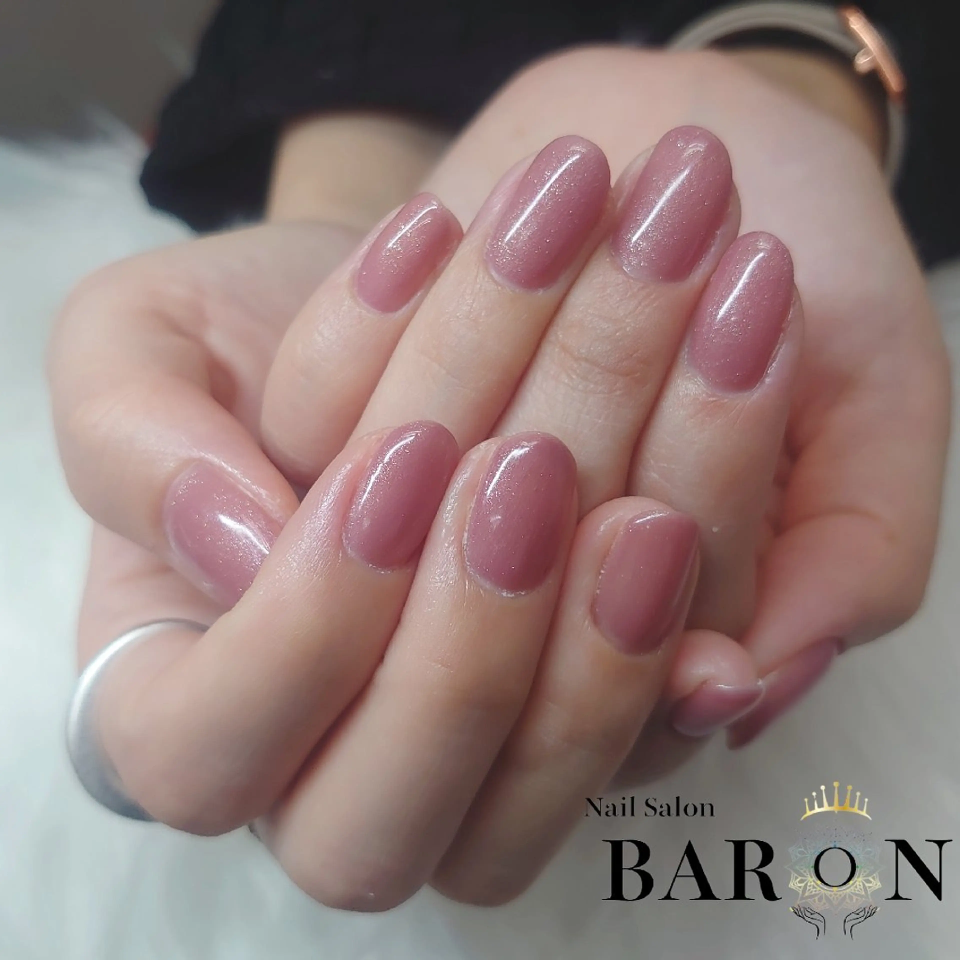 ネイル ワンカラーネイル ♛BARON♛ AOIのネイルデザイン