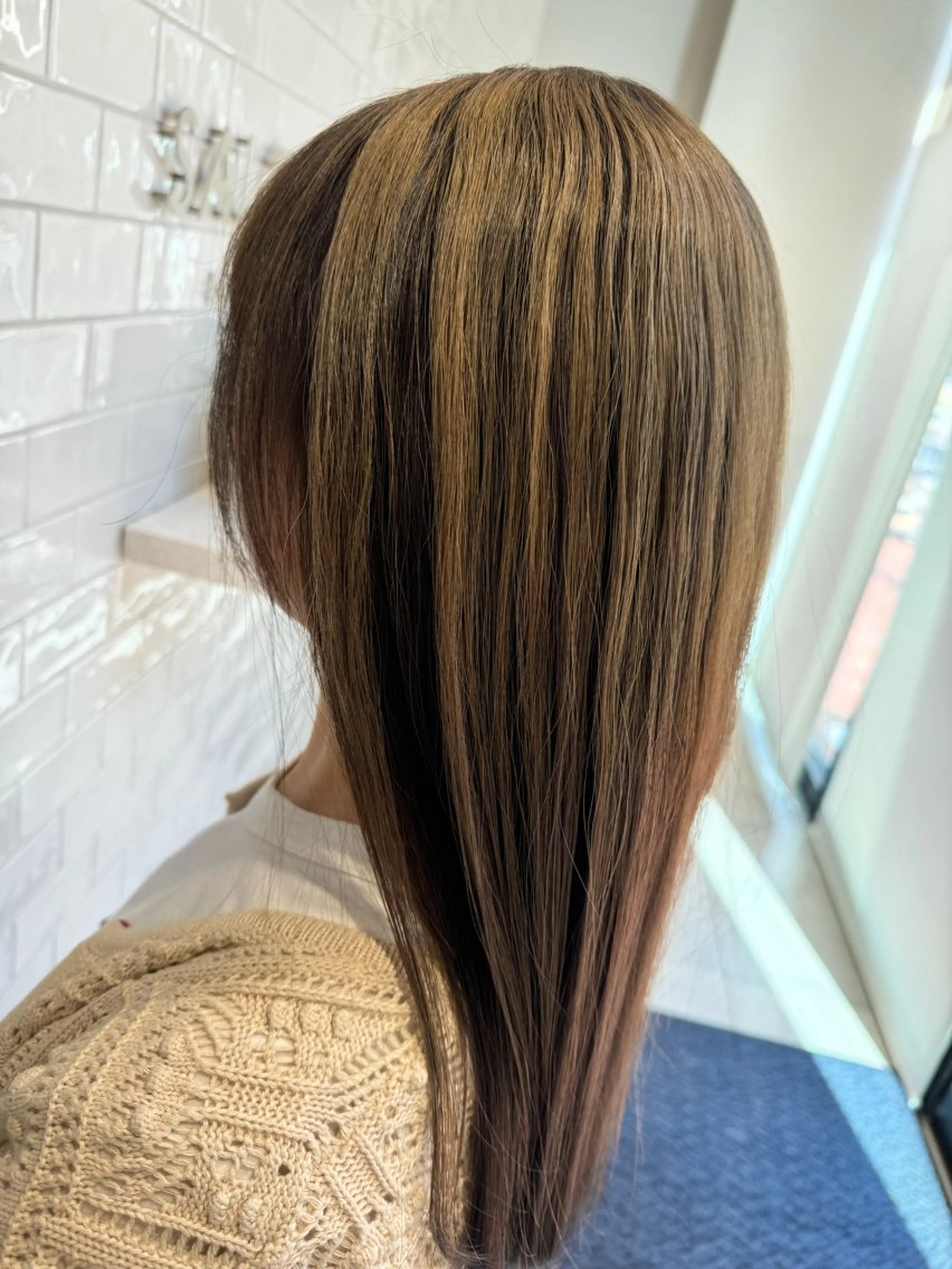 セミロング ヘアカラー トリートメント share salon higashi umeda所属・林 時也のヘアスタイル