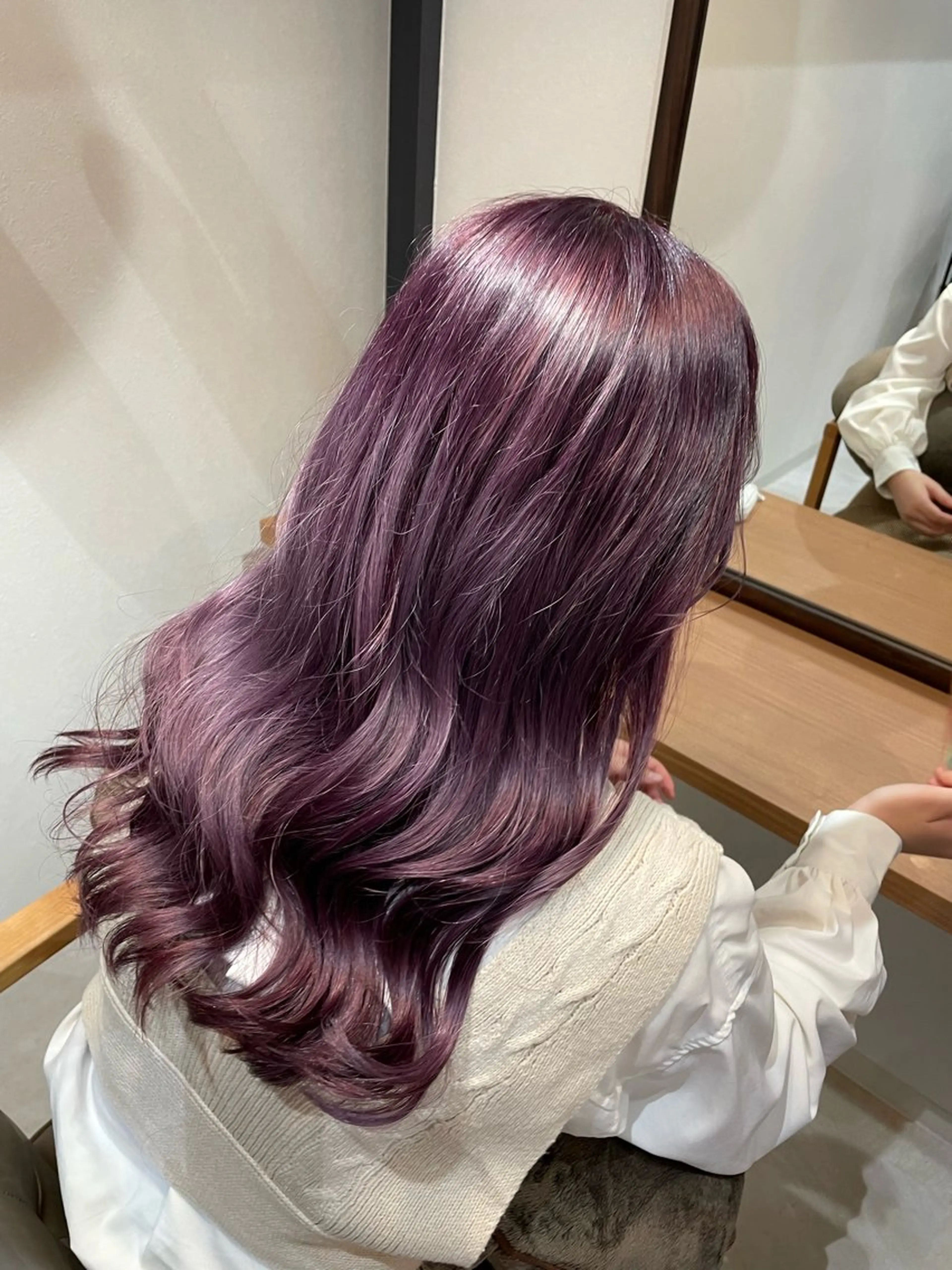 ロング 【ブリーチラベンダー の神様】💗髙島隆世のヘアスタイル