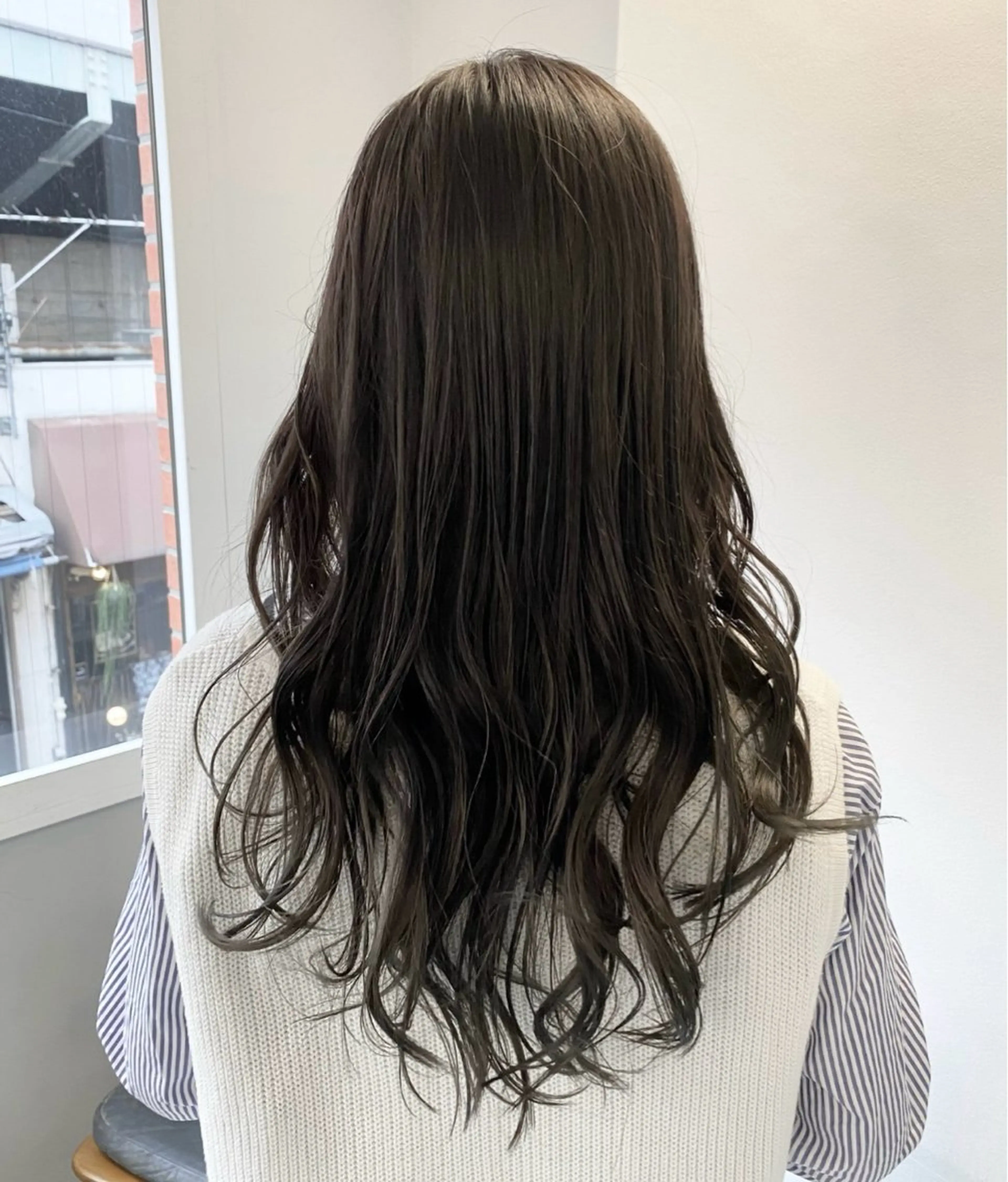 ロング カラー 透明感カラー ヘアカラー カワダ リュウセイのヘアスタイル