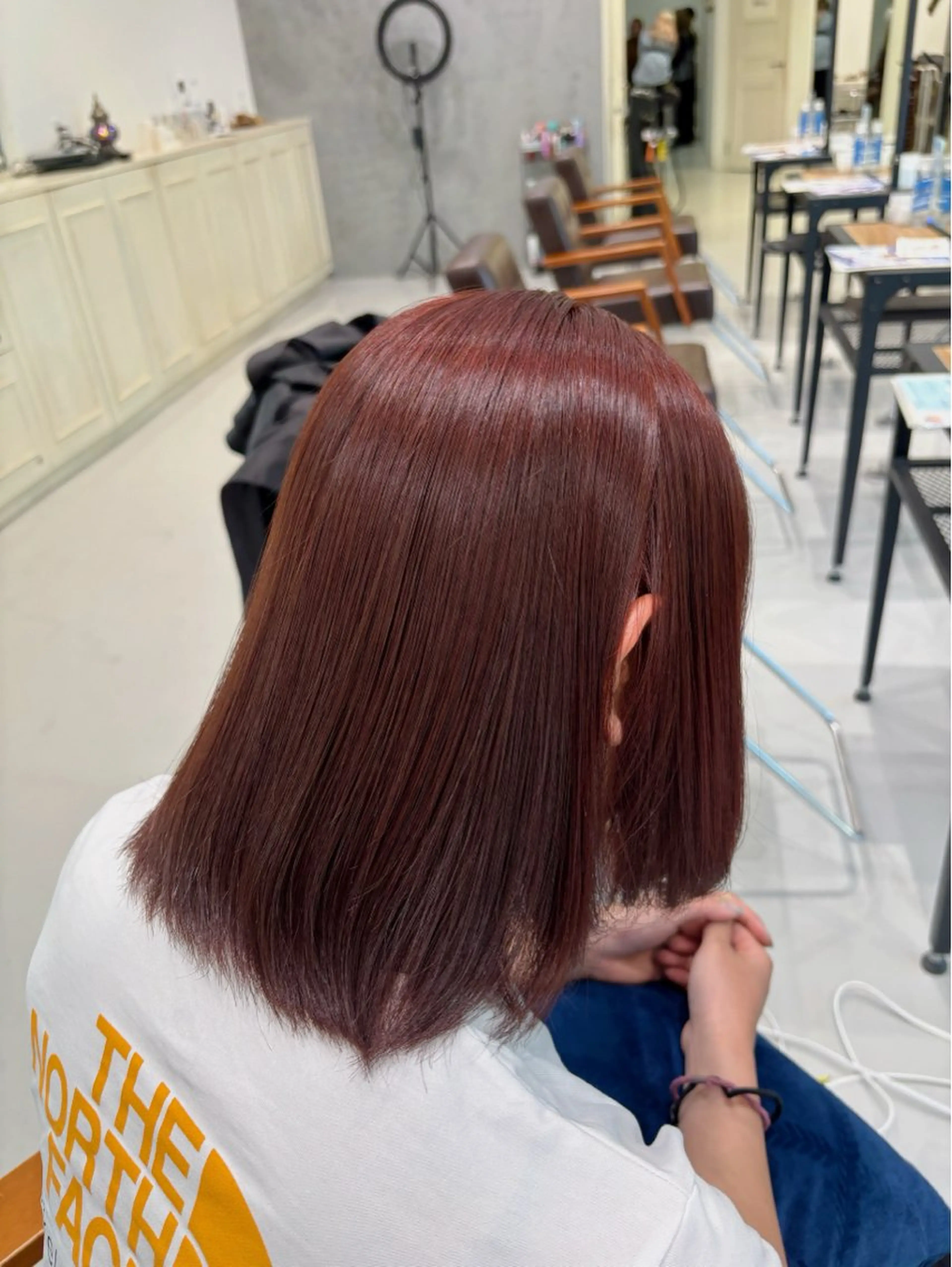 カラー ヘアカラー 暖色カラー🫧🎀/ 戸塚咲のヘアスタイル
