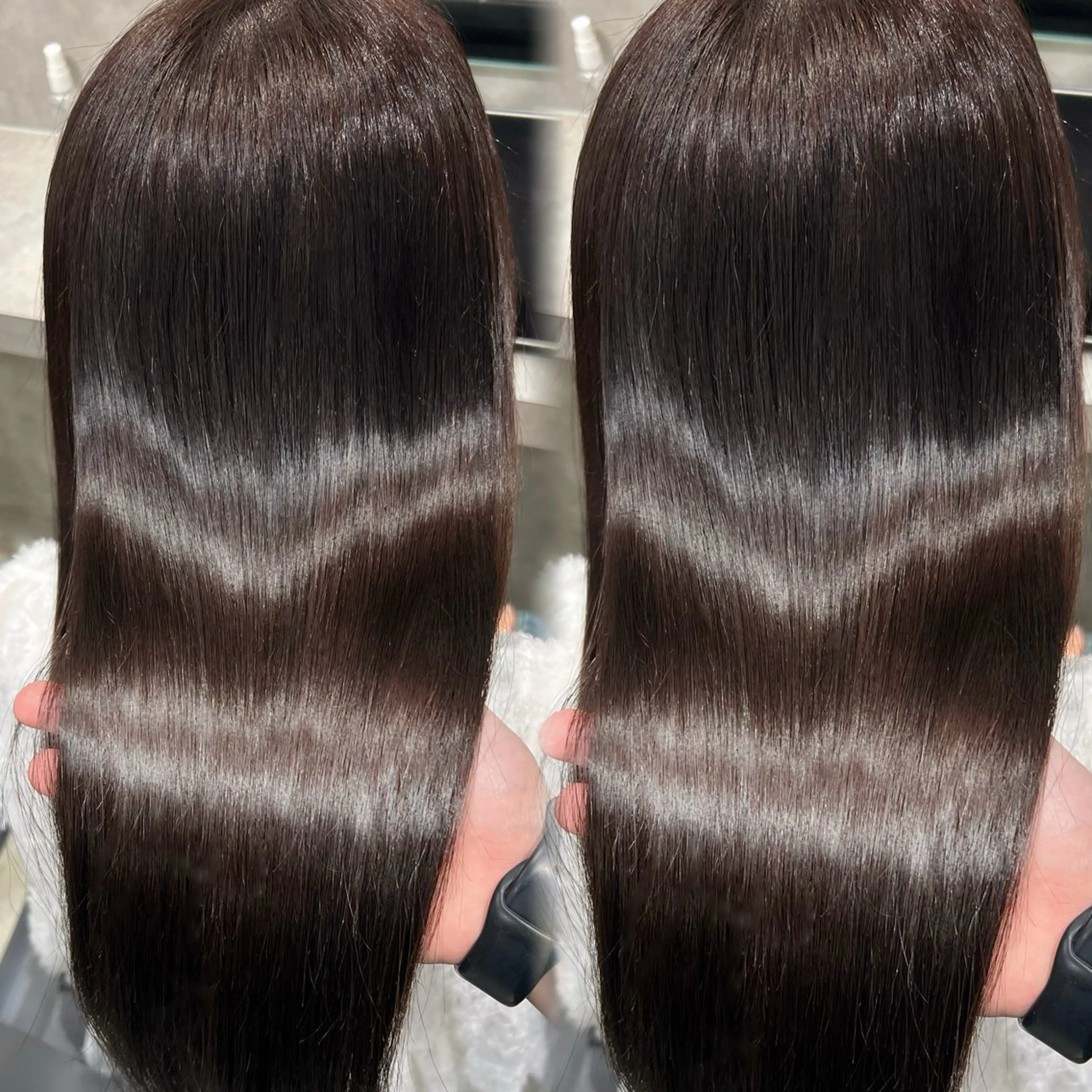 ロング カラー ブラウンカラー チョコレートブラウン ヘアカラー トリートメント 新宿/透明感カラー/ 縮毛矯正/SHOKIのヘアスタイル