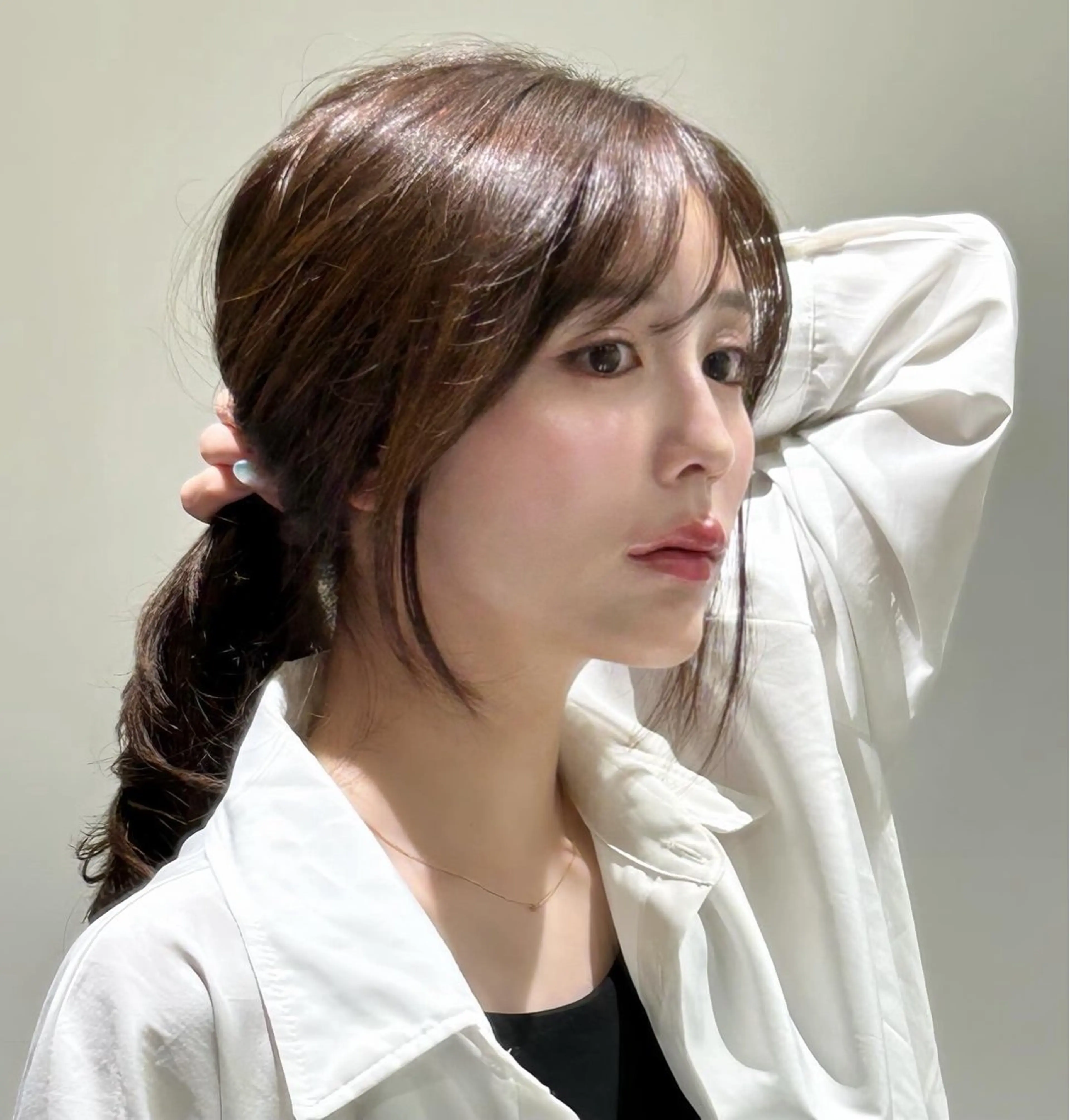 セミロング カット 色っぽヘア🫧 REI🫧のヘアスタイル