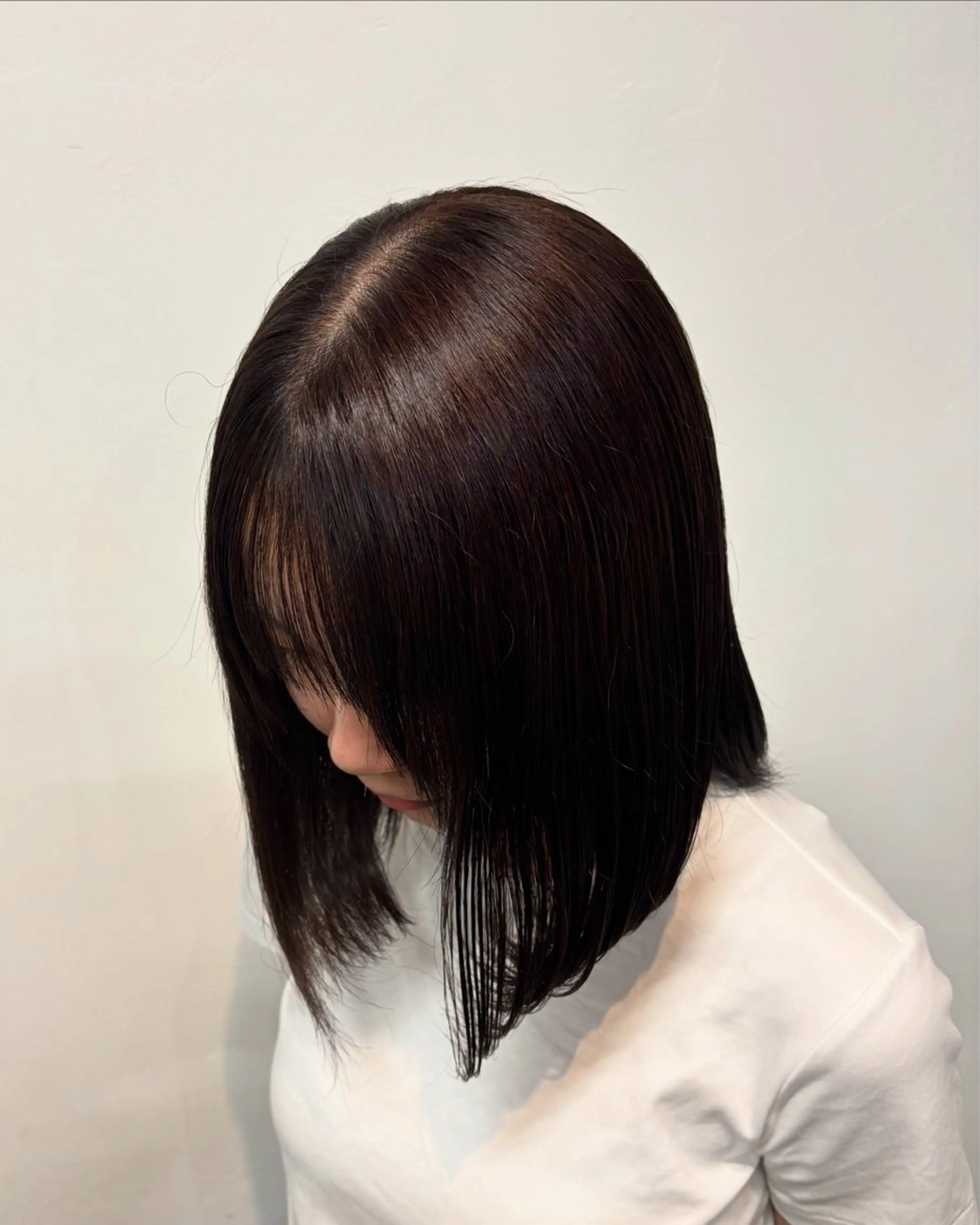 ミディアム カラー 權軒 真尋のヘアスタイル