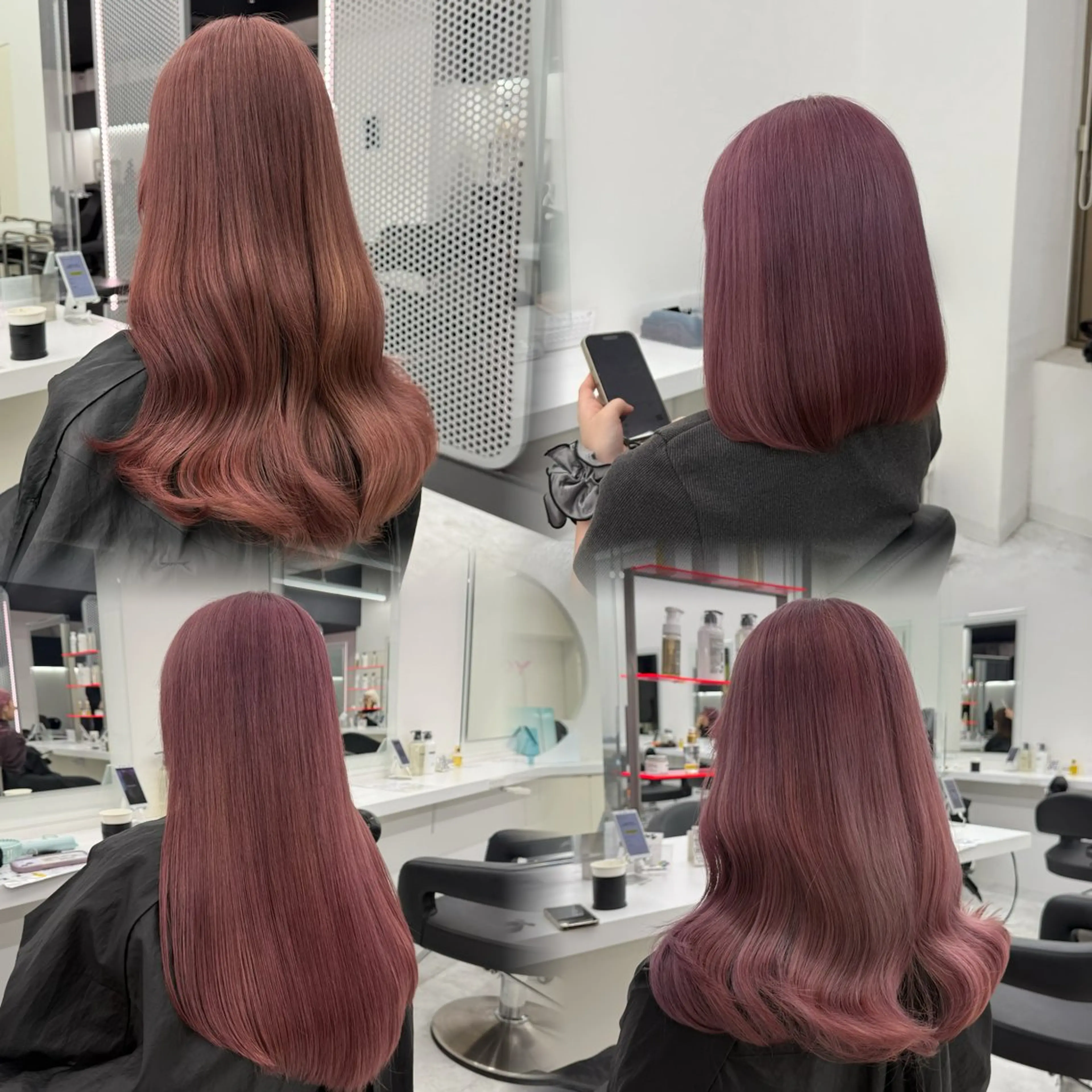 ロング カラー ヘアアレンジ ベージュカラー ピンクカラー ピンクベージュ カット ヘアカラー トリートメント ヘッドスパ ヘアセット 🎀Girly艶髪 暖色🎀Harukaのヘアスタイル