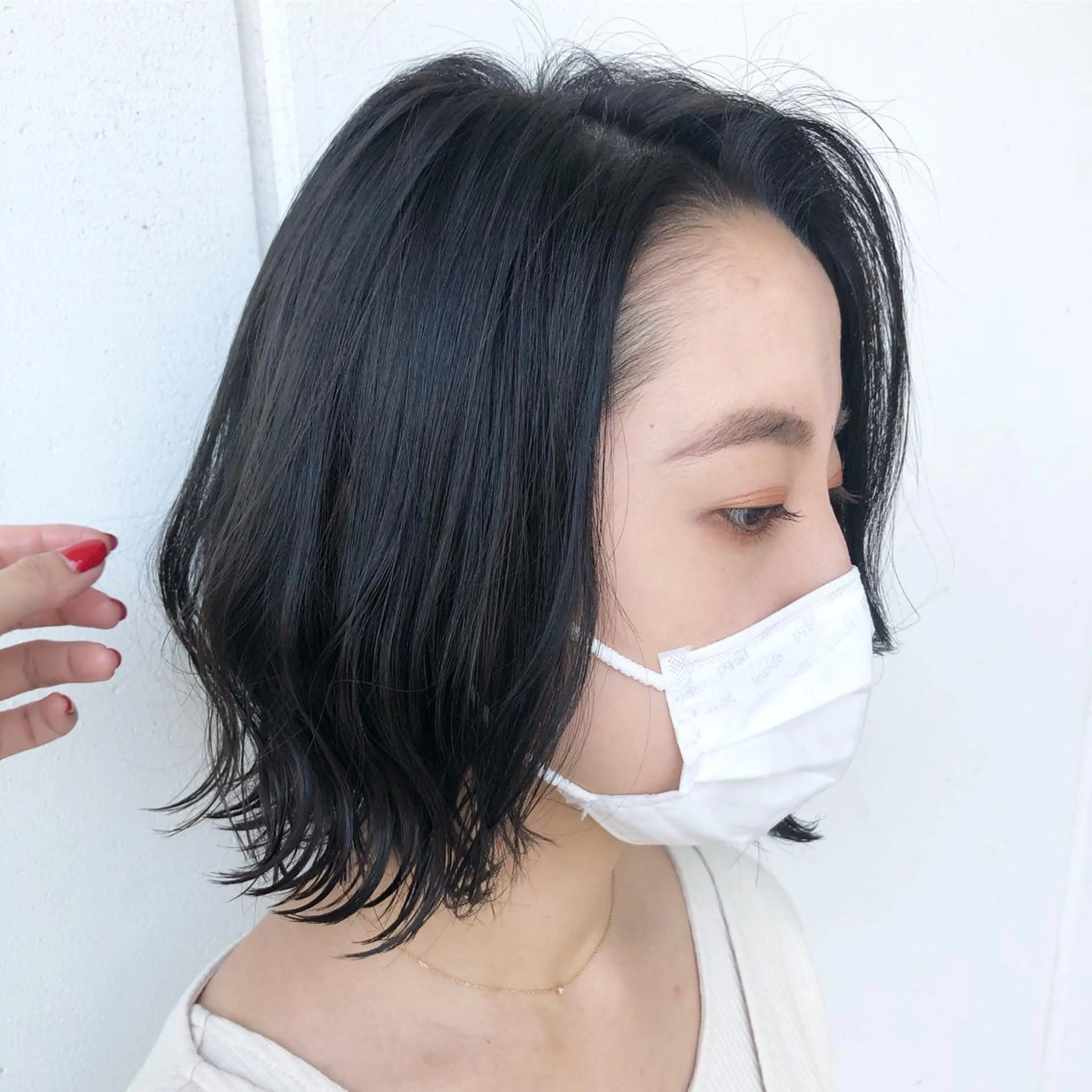 ショート 学生 パーソナルカラー 藤本夢のヘアスタイル