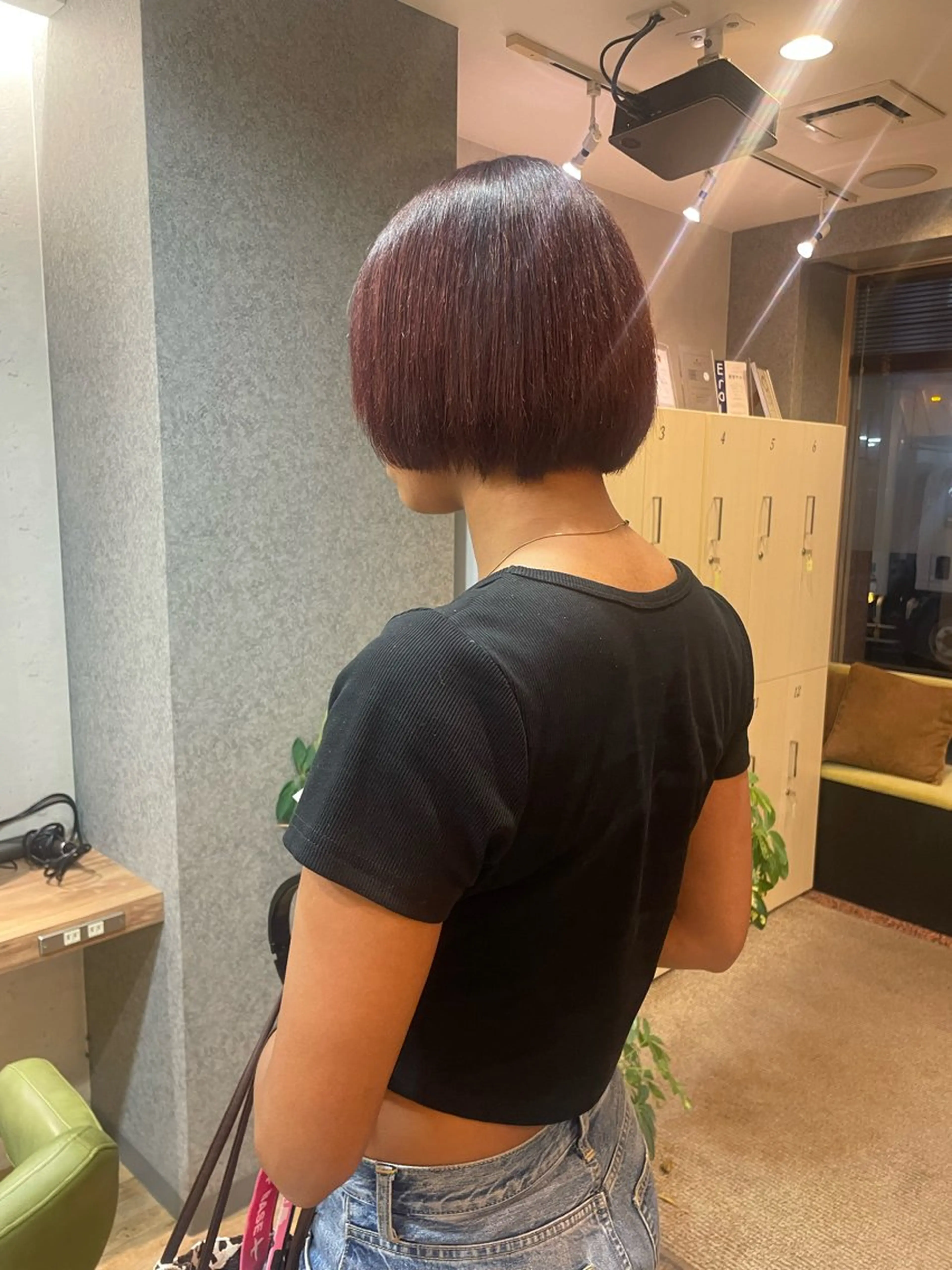 ショート カラー レッドカラー 縮毛矯正 髪質改善/Bloss om🌷高橋沙衣のヘアスタイル