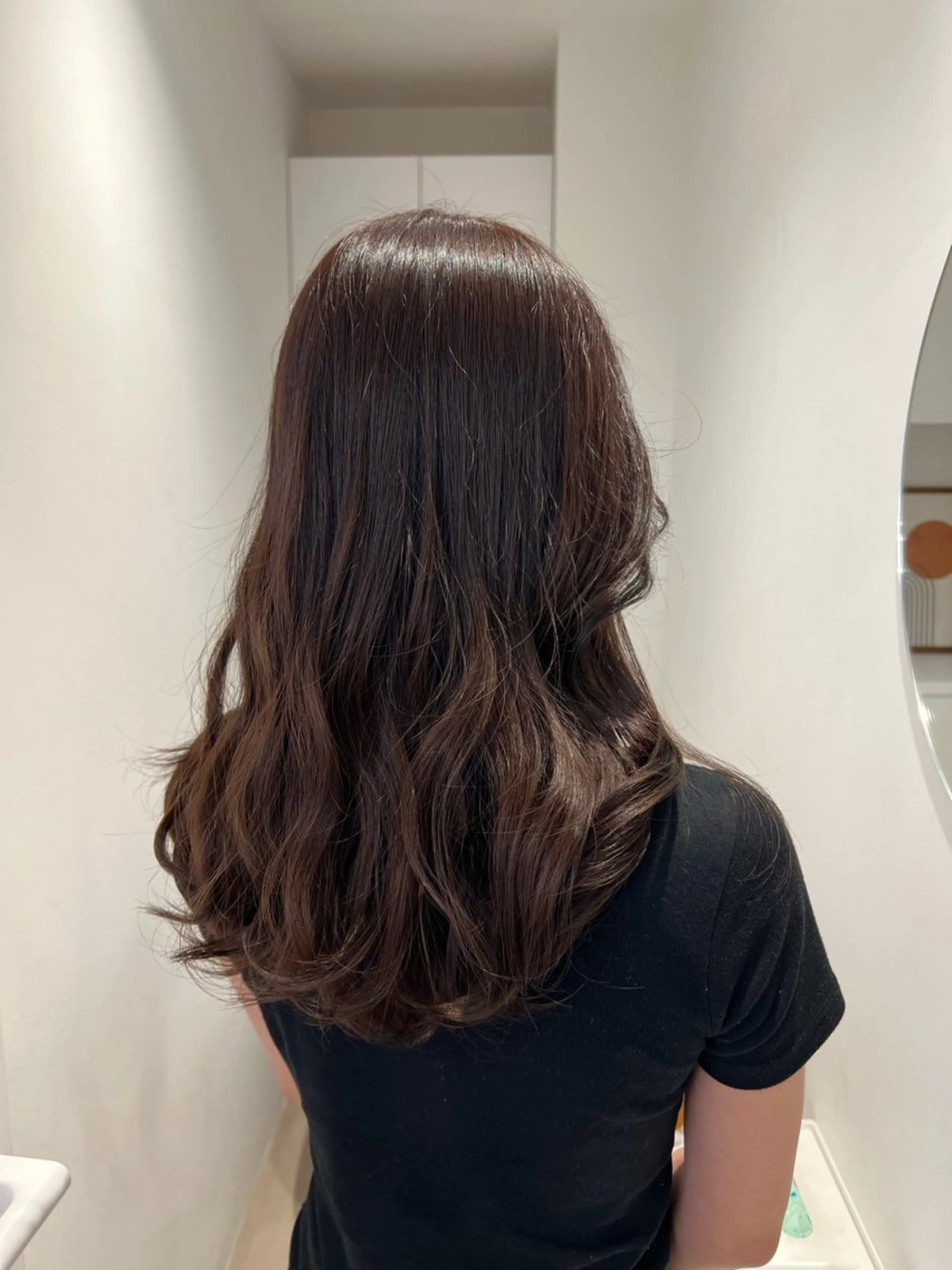 セミロング ヘアカラー アレンジ/ブラウン カラー HARU🕯のヘアスタイル