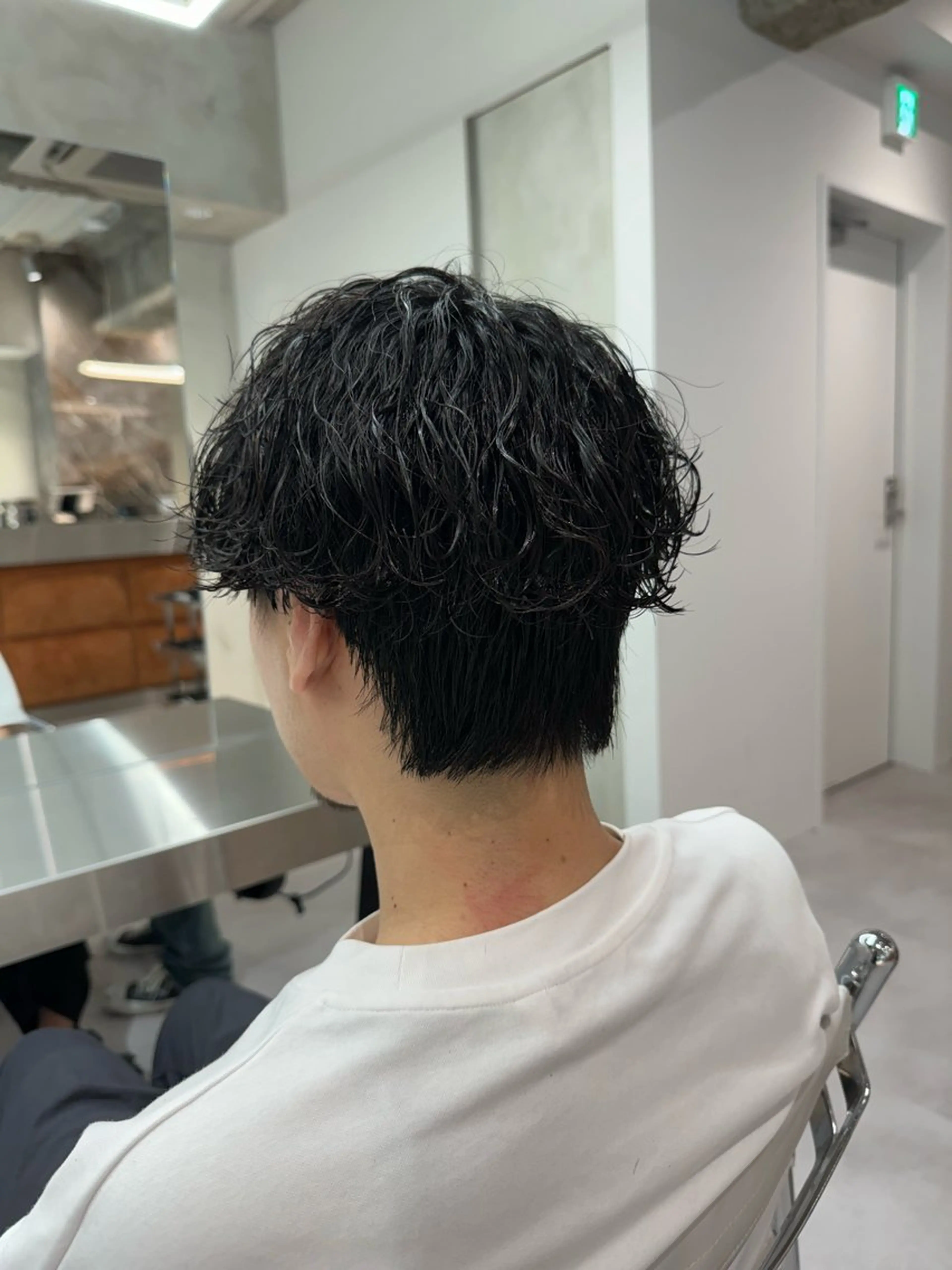 ショート パーマ メンズ 波巻きスパイラルパー マ/シャドウパーマ駿のヘアスタイル