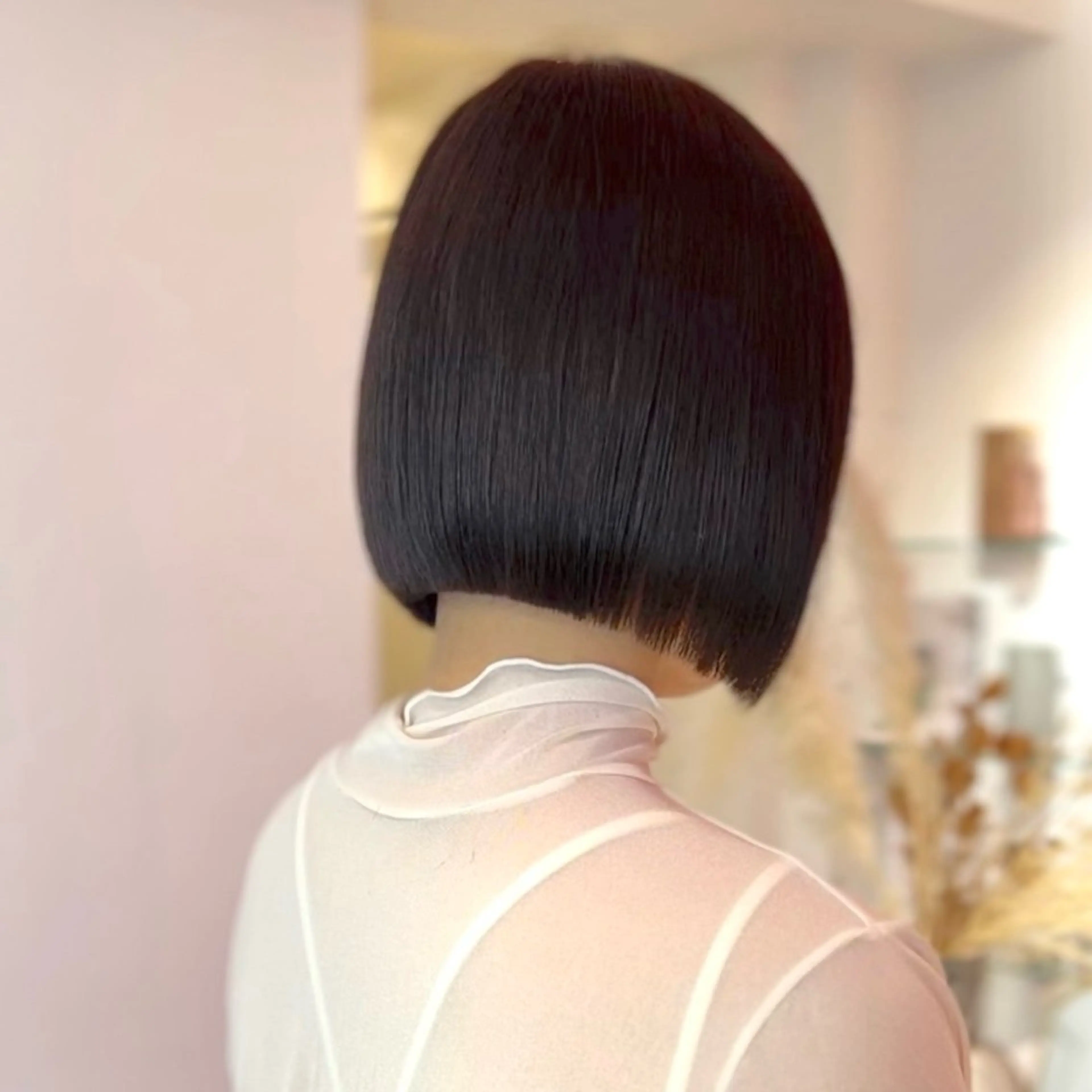ミディアム カット 縮毛矯正 トリートメント 銀座/韓国レイヤー髪 質改善/RYUのヘアスタイル
