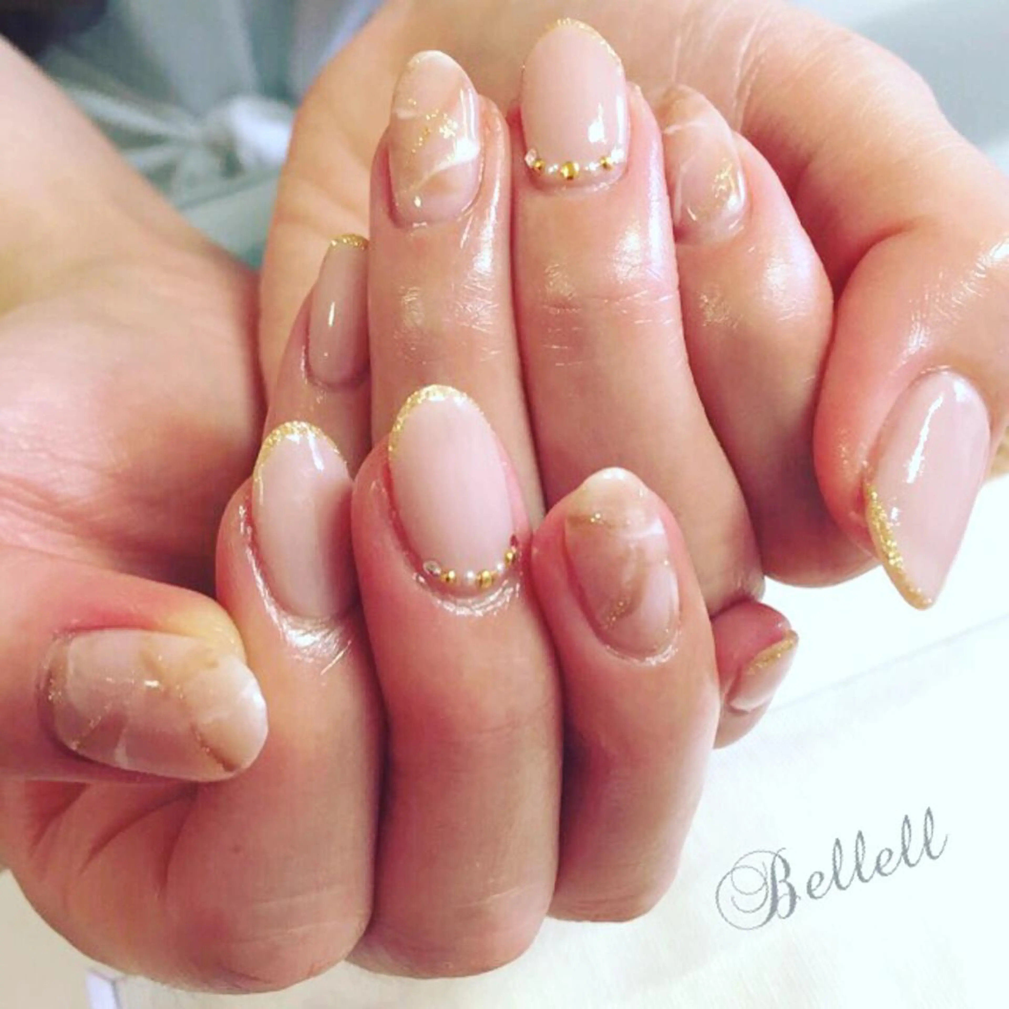 ネイル 大理石ネイル(マーブル) 青木 綾子のネイルデザイン