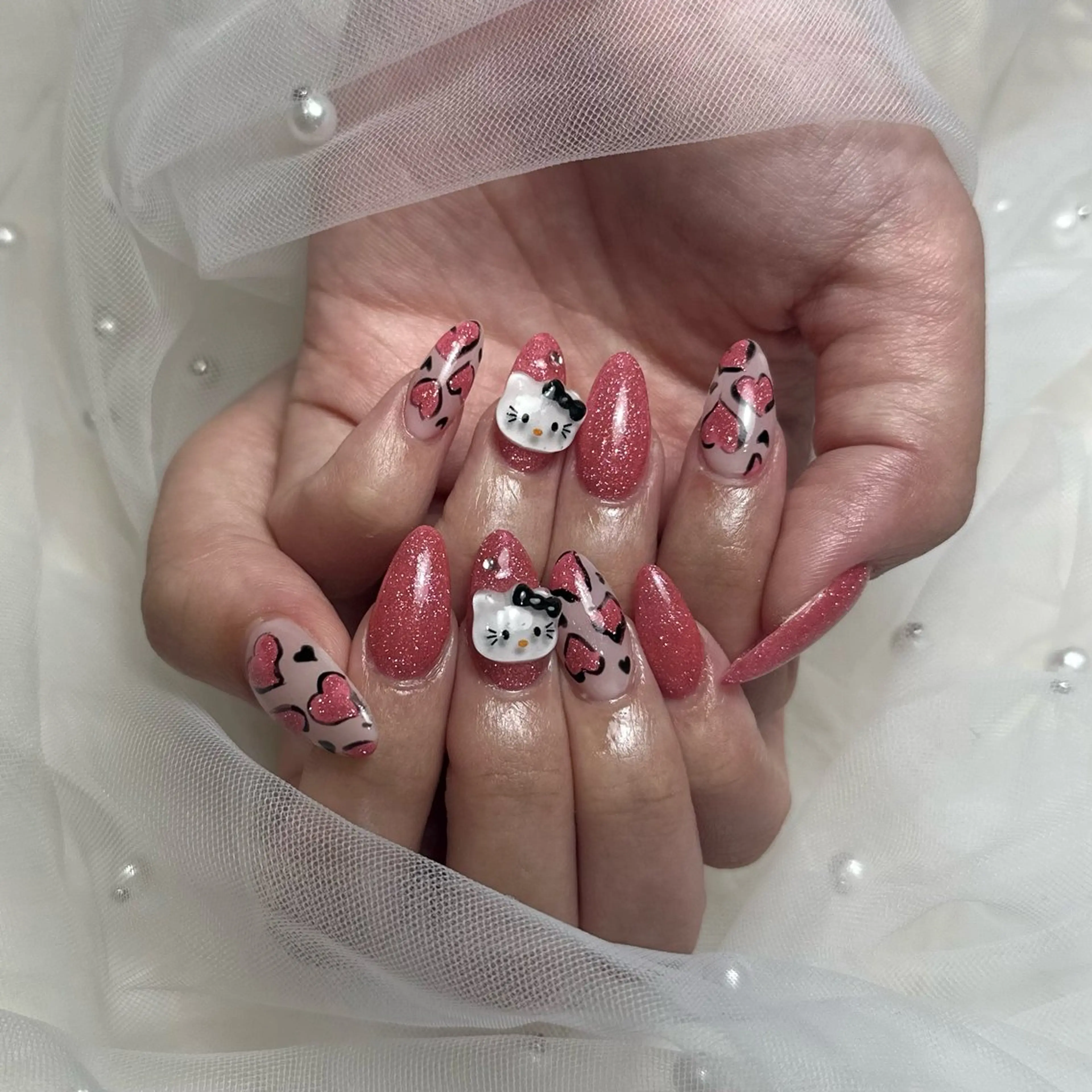 ネイル ハンドネイル She nail studio 原宿店所属・いいだえみ ୨୧ᵕ̤ᴗᵕ̤)のネイルデザイン