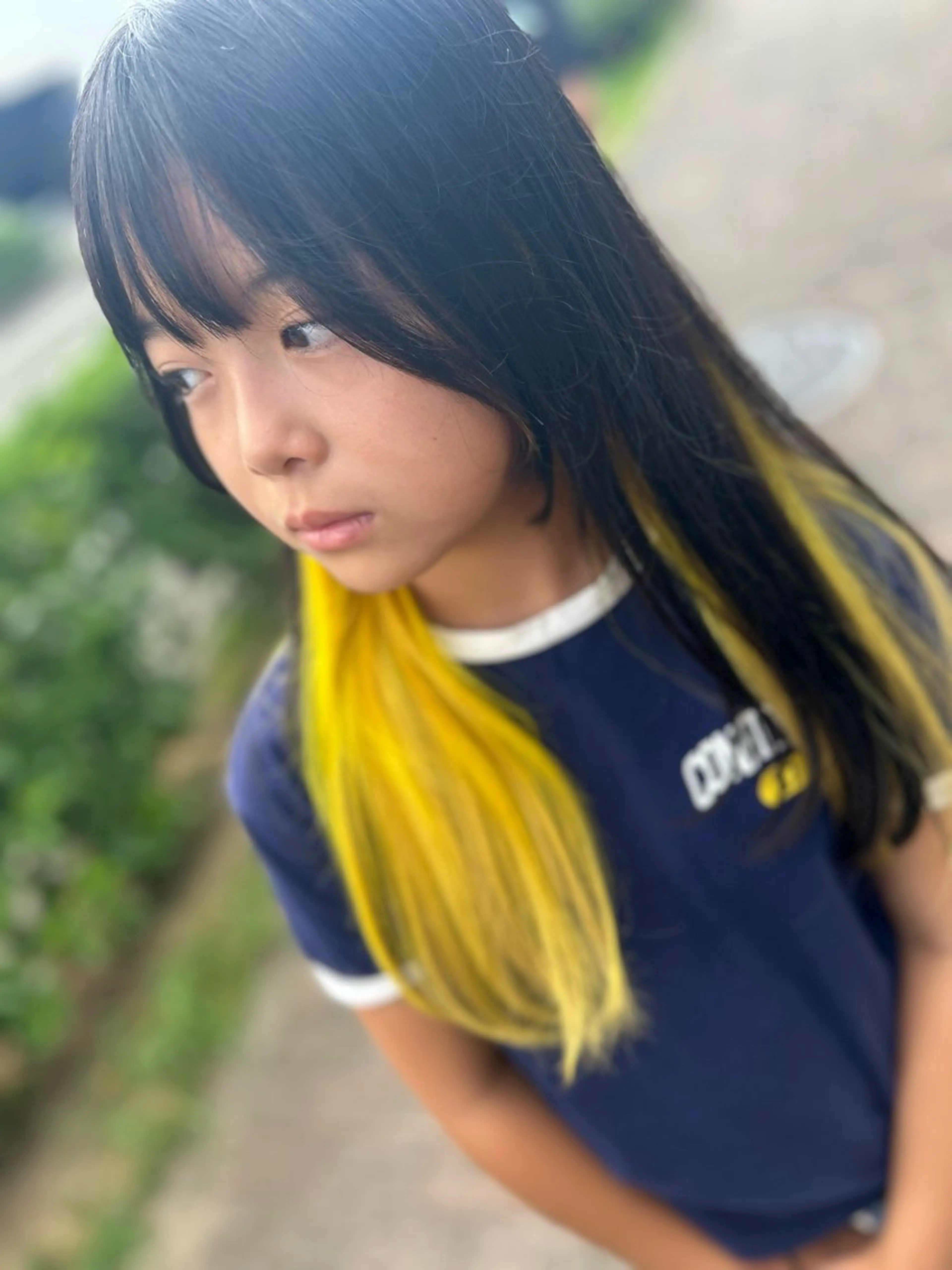 セミロング カラー キッズ LOPEZ LAB所属・🦁LOPEZLAB /🌙RUNA🌙のヘアスタイル