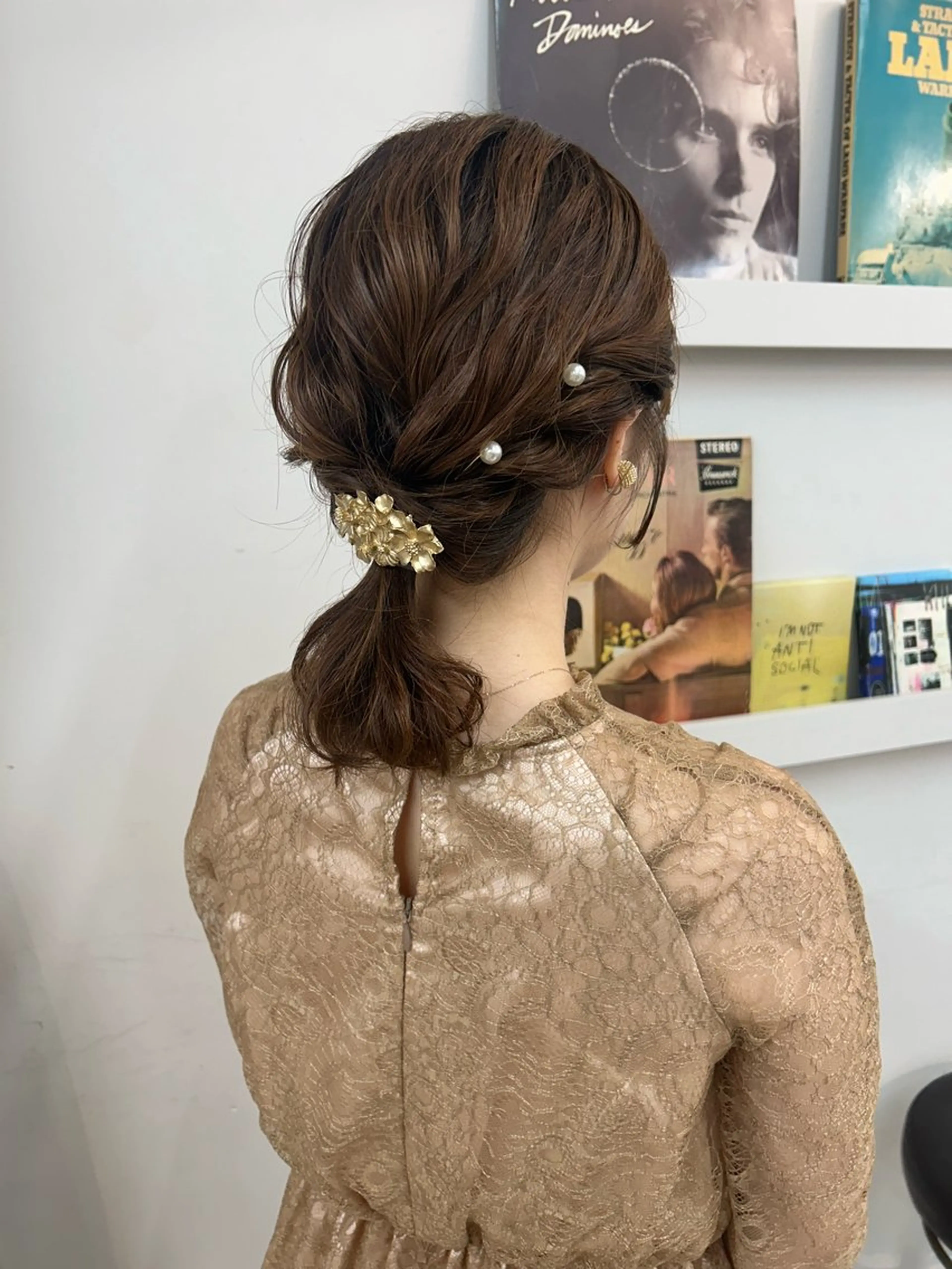 ミディアム ヘアアレンジ ボブ ヘアセット vain  shibuya所属・ヘアメイクで一癖ある オシャレ髪💐マナミのヘアスタイル