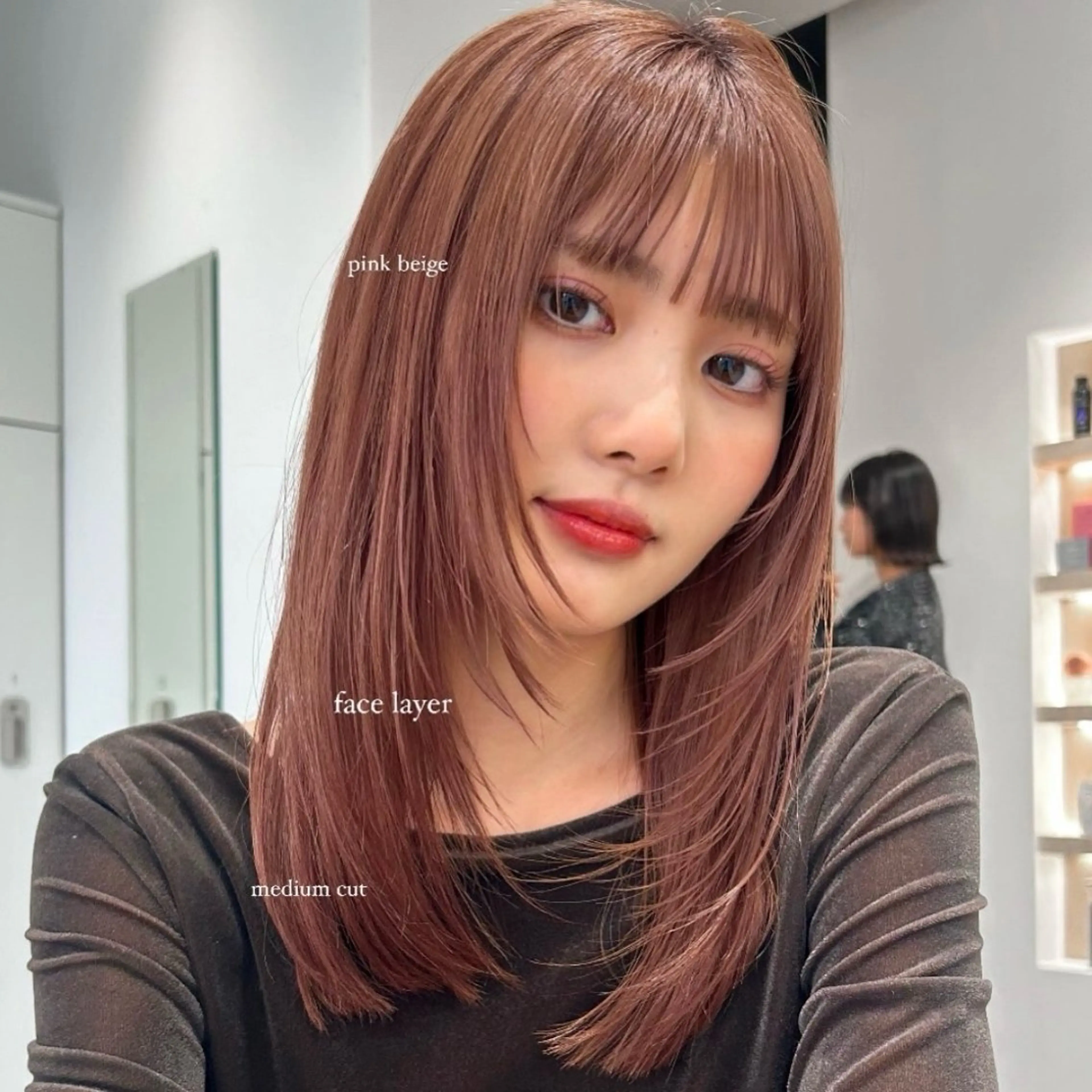 ロング ヘアアレンジ 韓国風ヘア レイヤーカット ロング fifth Tokyo所属・fifth 石川 凪のヘアスタイル