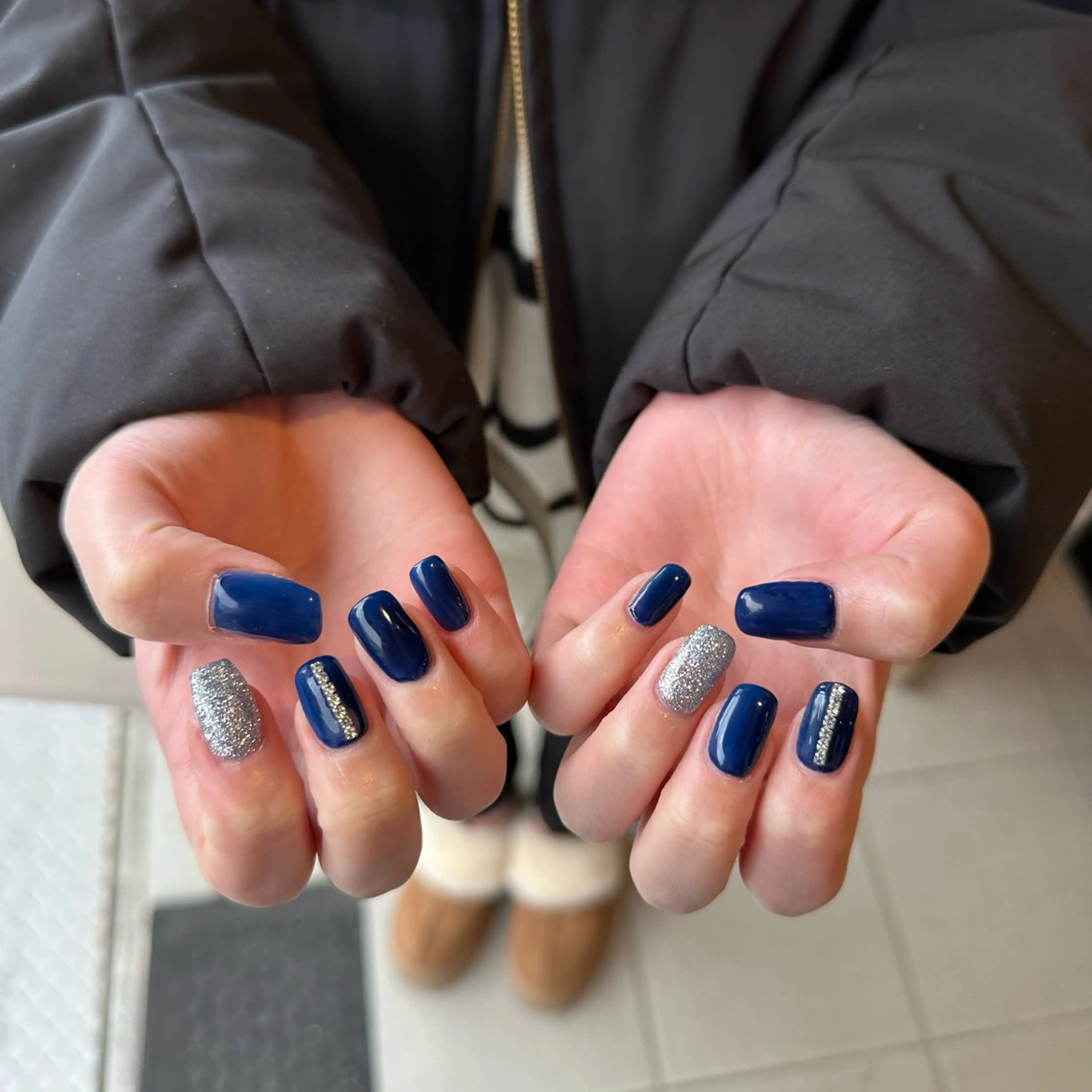 ネイル 長さ出し ハンドネイル addition スタッフ　Maikoのネイルデザイン
