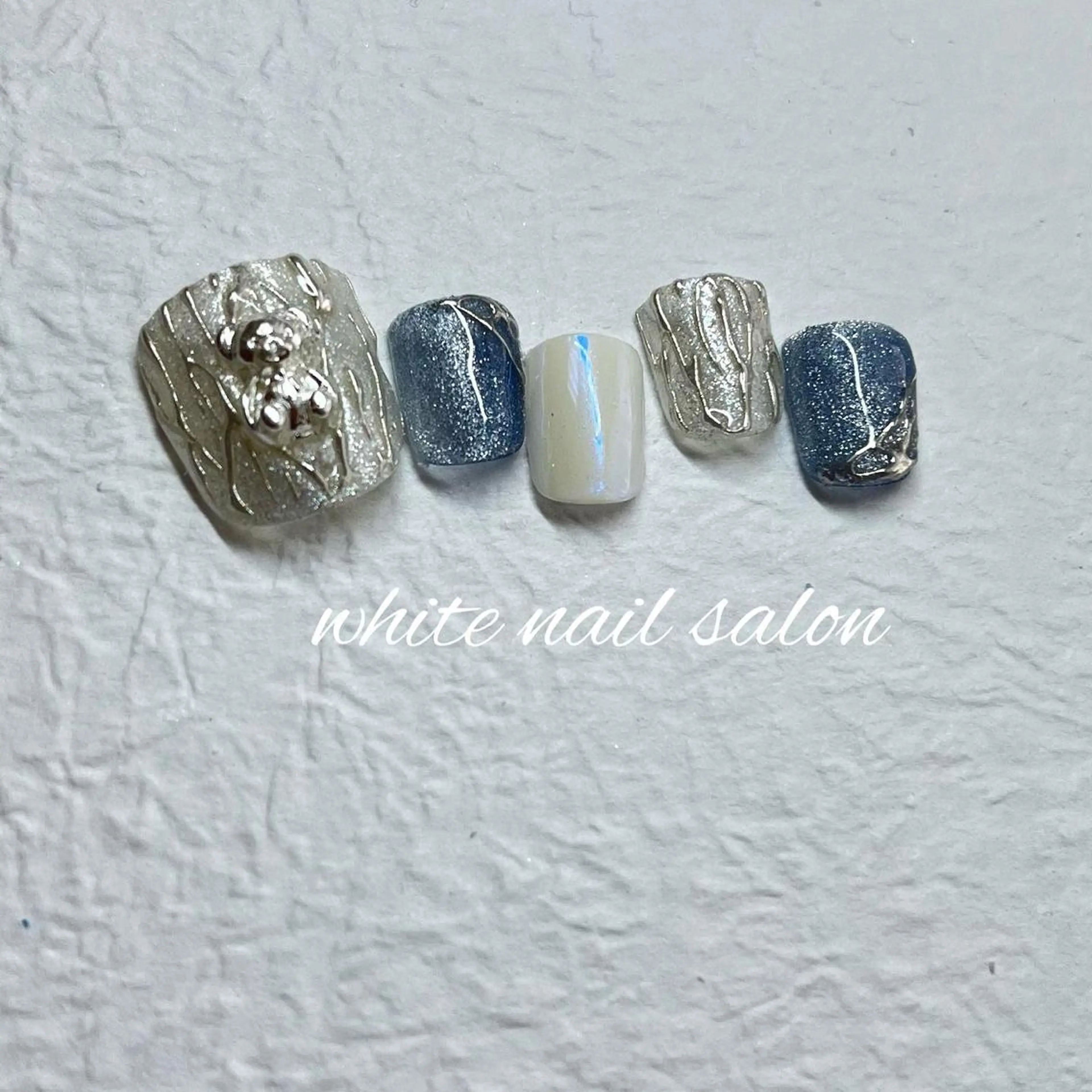 ネイル ジェルネイル ハードジェル ラメ(グリッター) 持ち込み ソフトジェル フットネイル white nail salonのネイルデザイン
