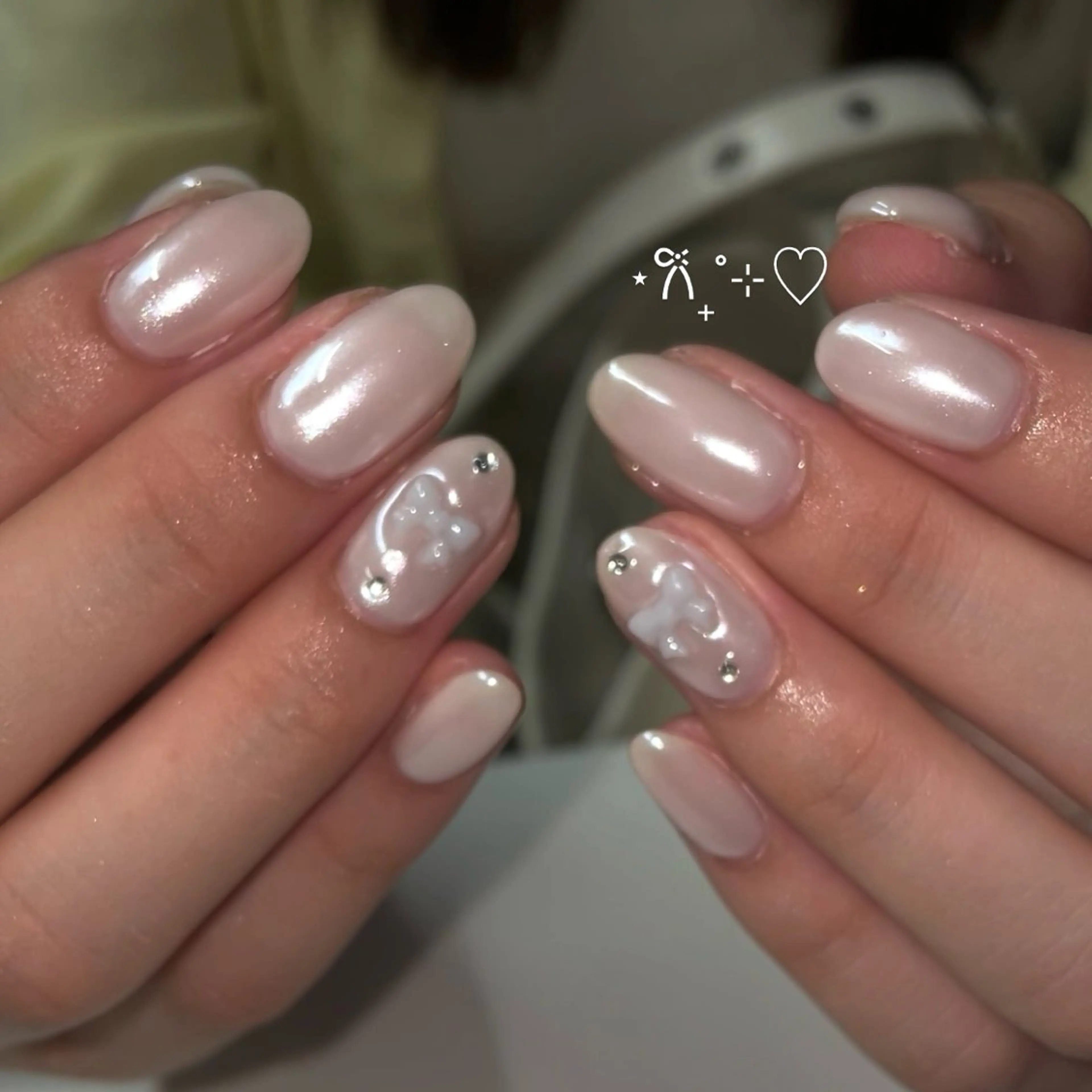 ネイル ハンドネイル yuna@ 練習生☘️のネイルデザイン