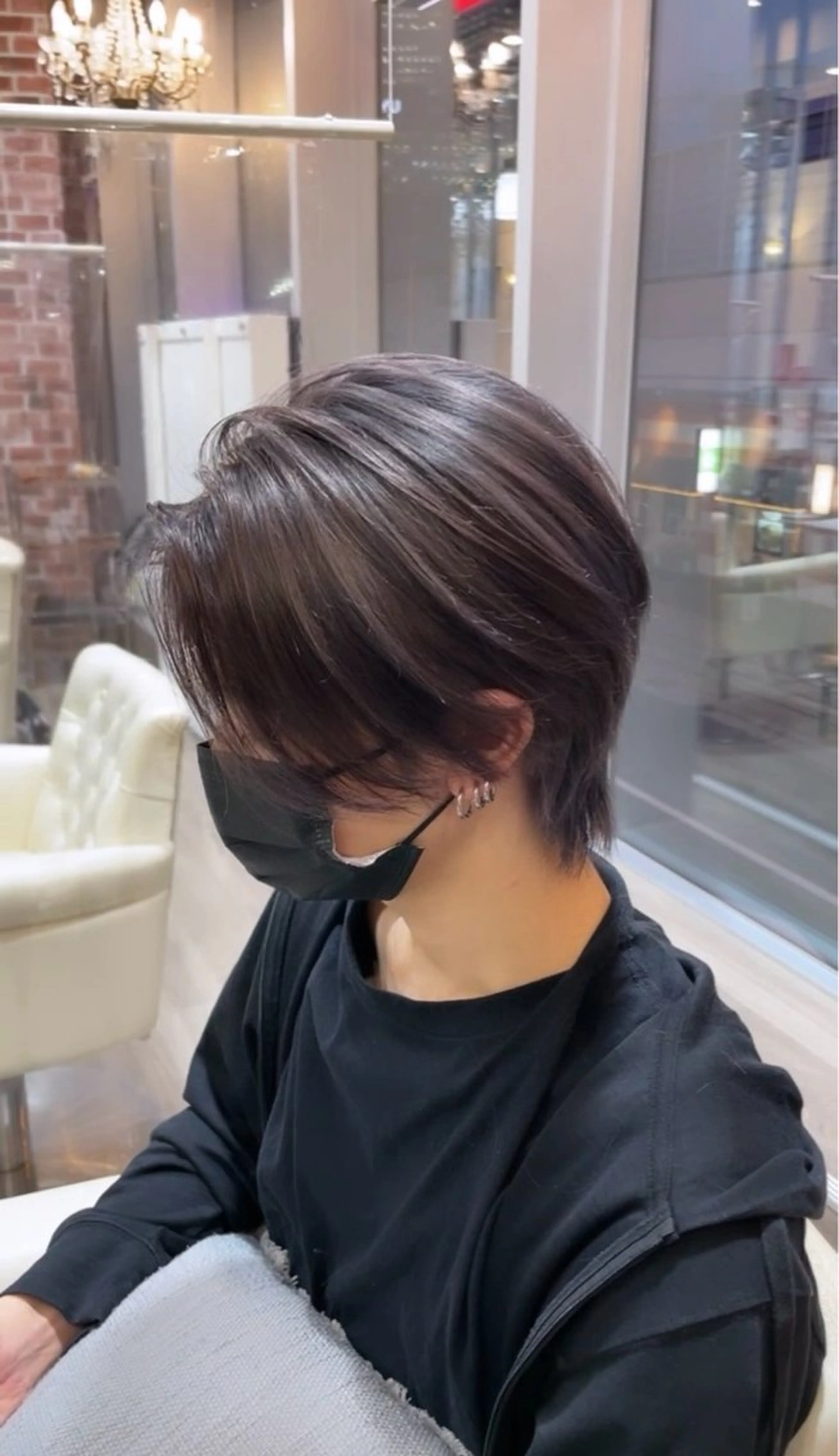 メンズ センターパート カット ✨トレンド特化美容師 WILL上村　拳吾のヘアスタイル