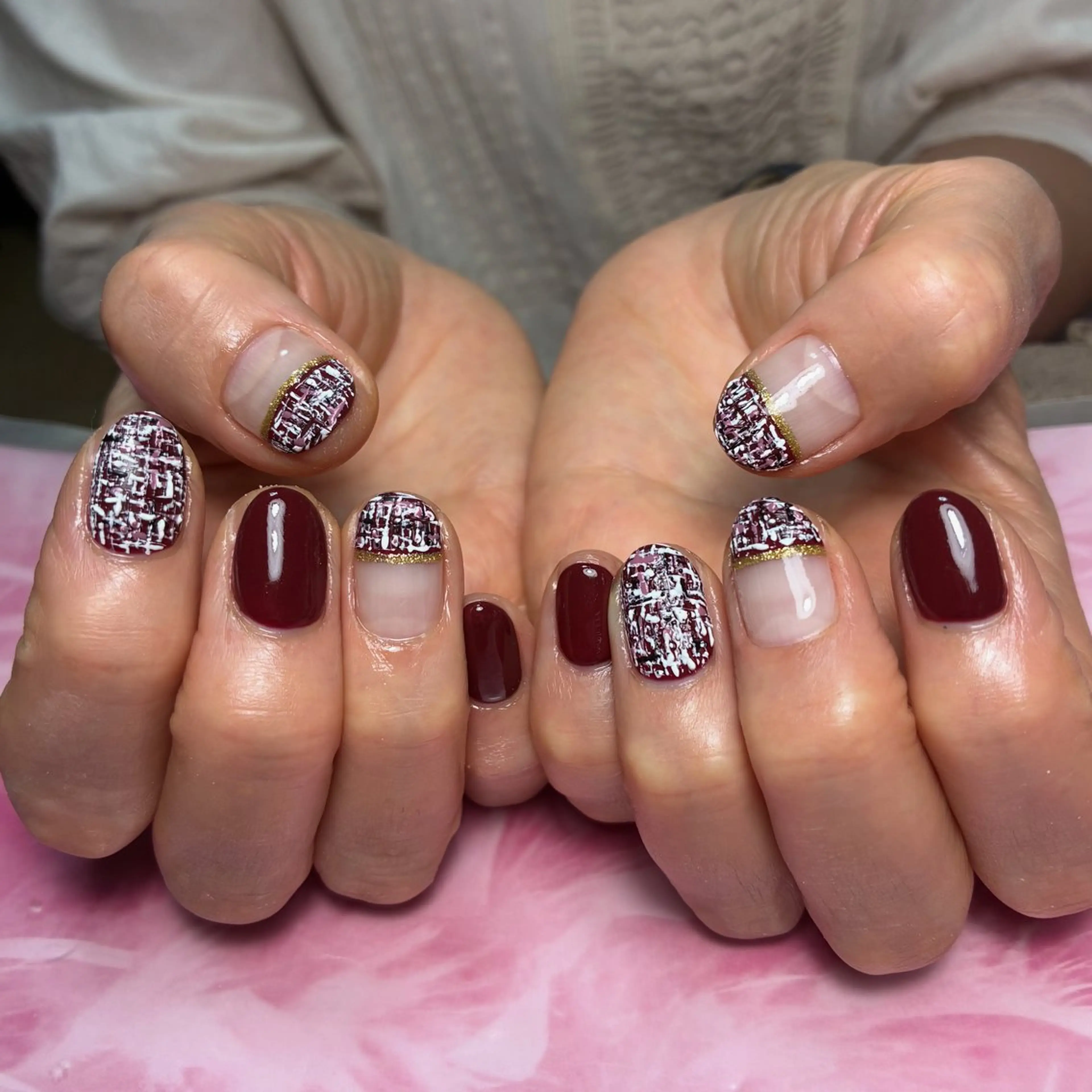 ショート ハンドネイル hs nail salonのネイルデザイン