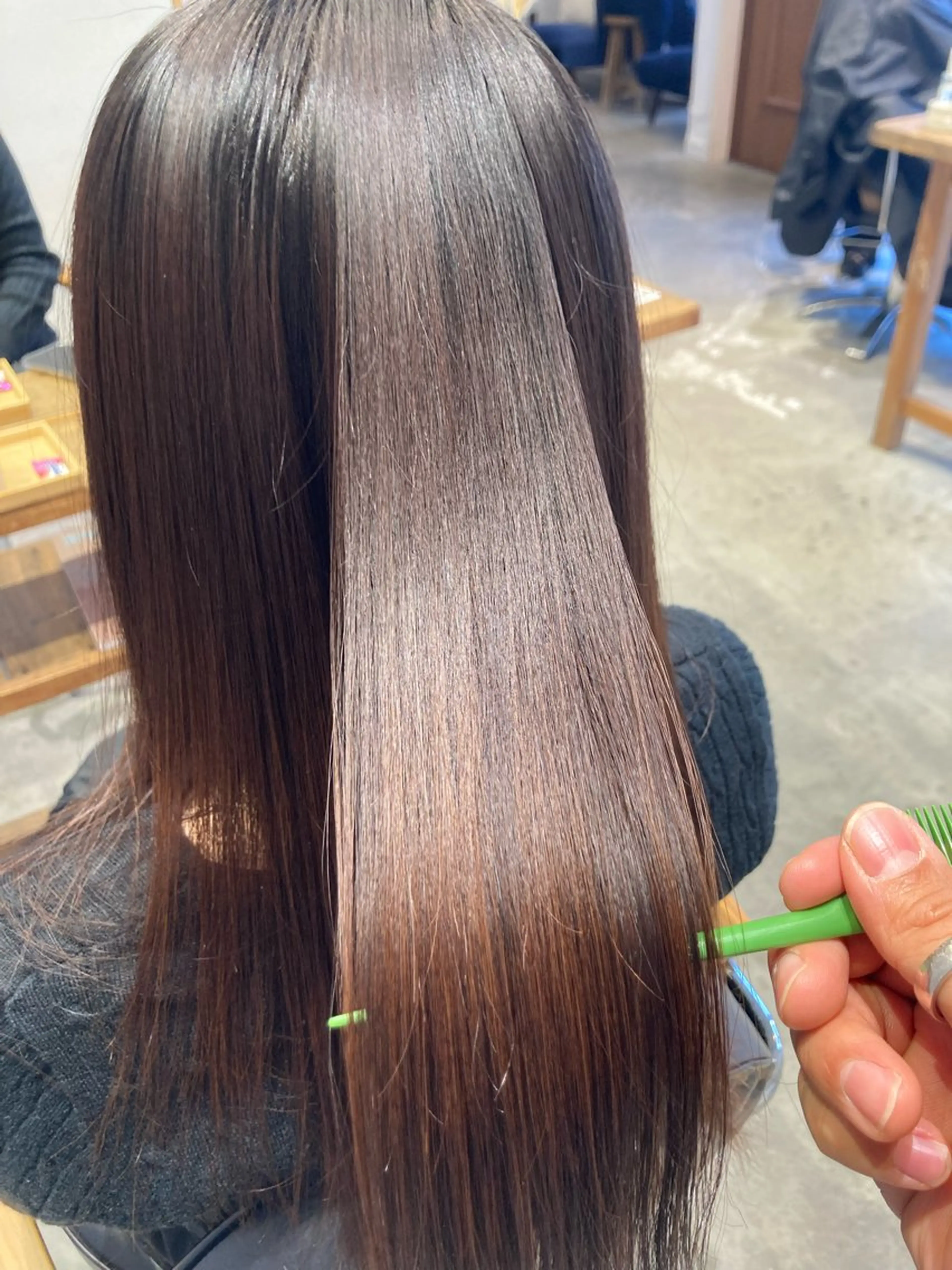 カット＋髪質改善ストレートの写真
