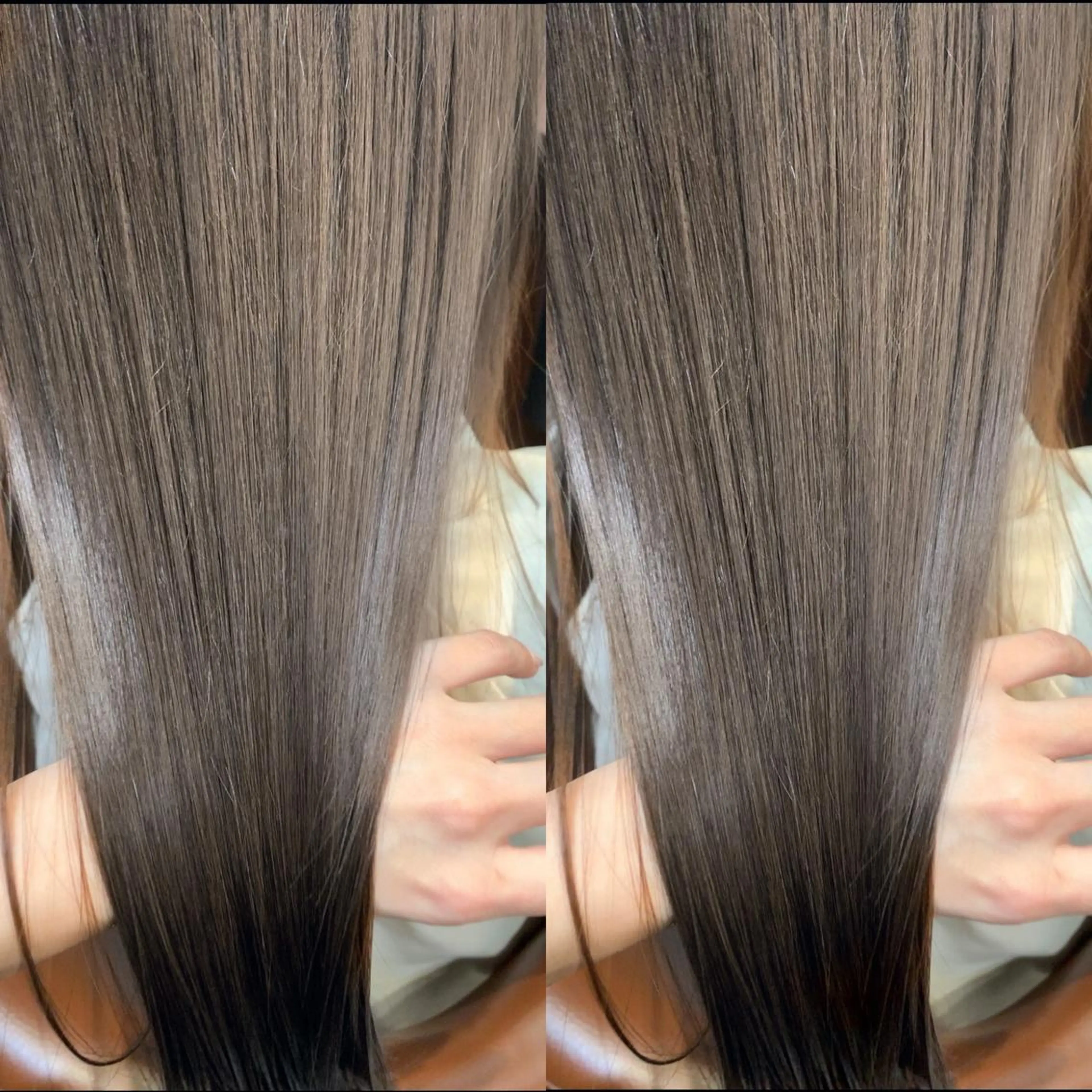 セミロング カラー 縮毛矯正/髪質改善/ 石橋代智のヘアスタイル