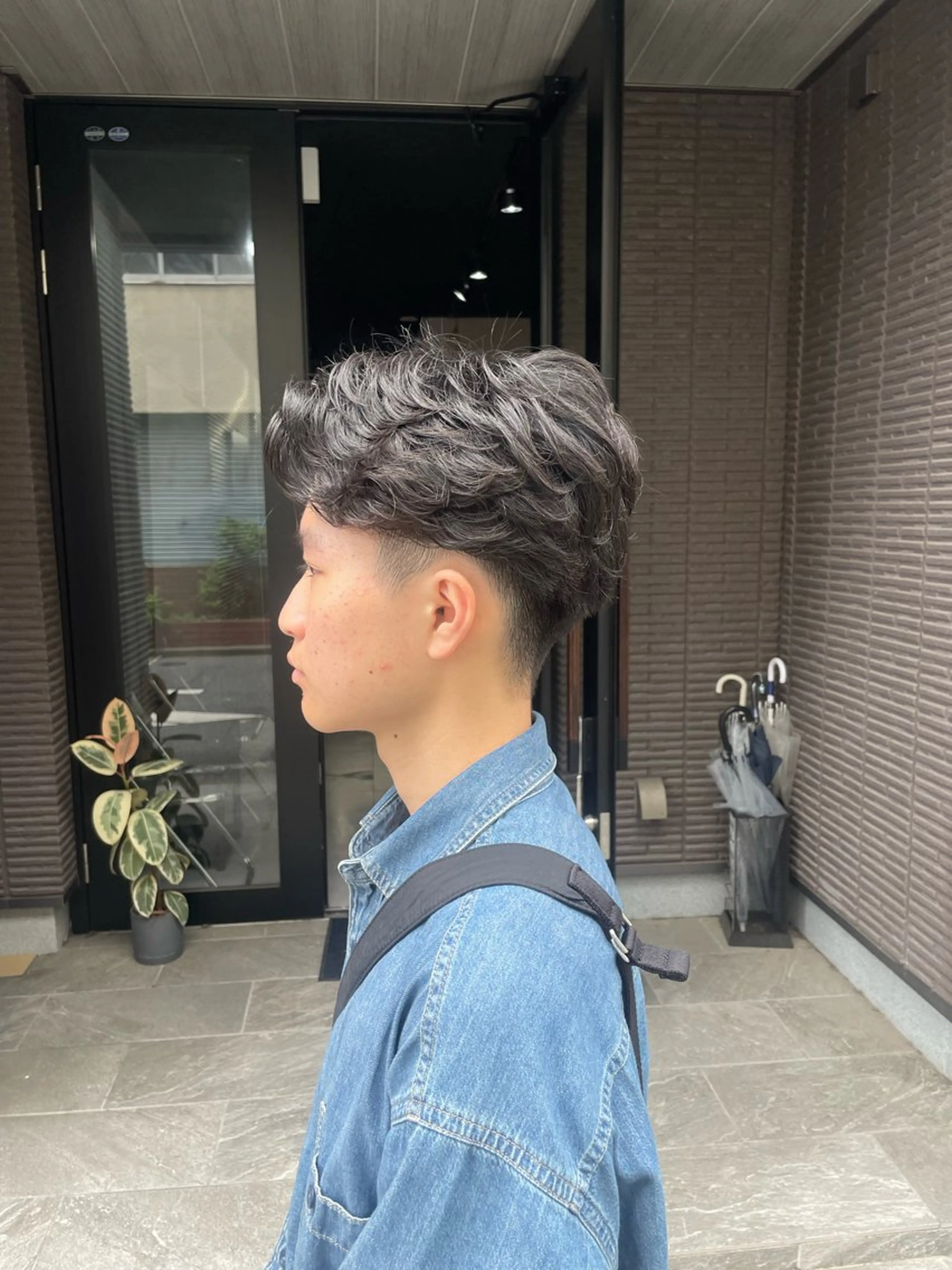 ショート カット パーマ トリートメント HARU🐬メンズ 美容師🐬のヘアスタイル