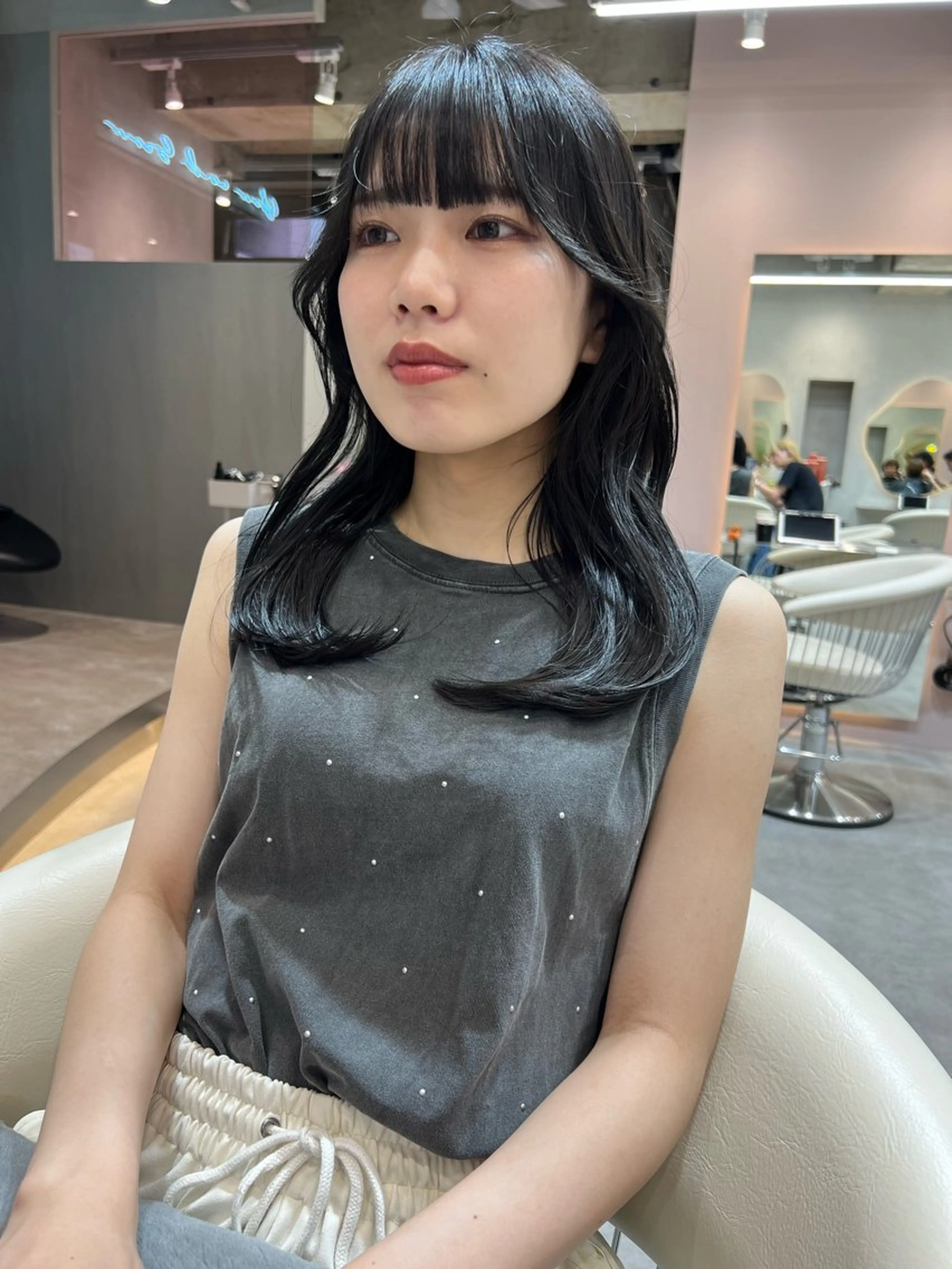 セミロング カラー ヘアアレンジ 🇰🇷韓国メンズ 特化🇰🇷松永恭征のヘアスタイル