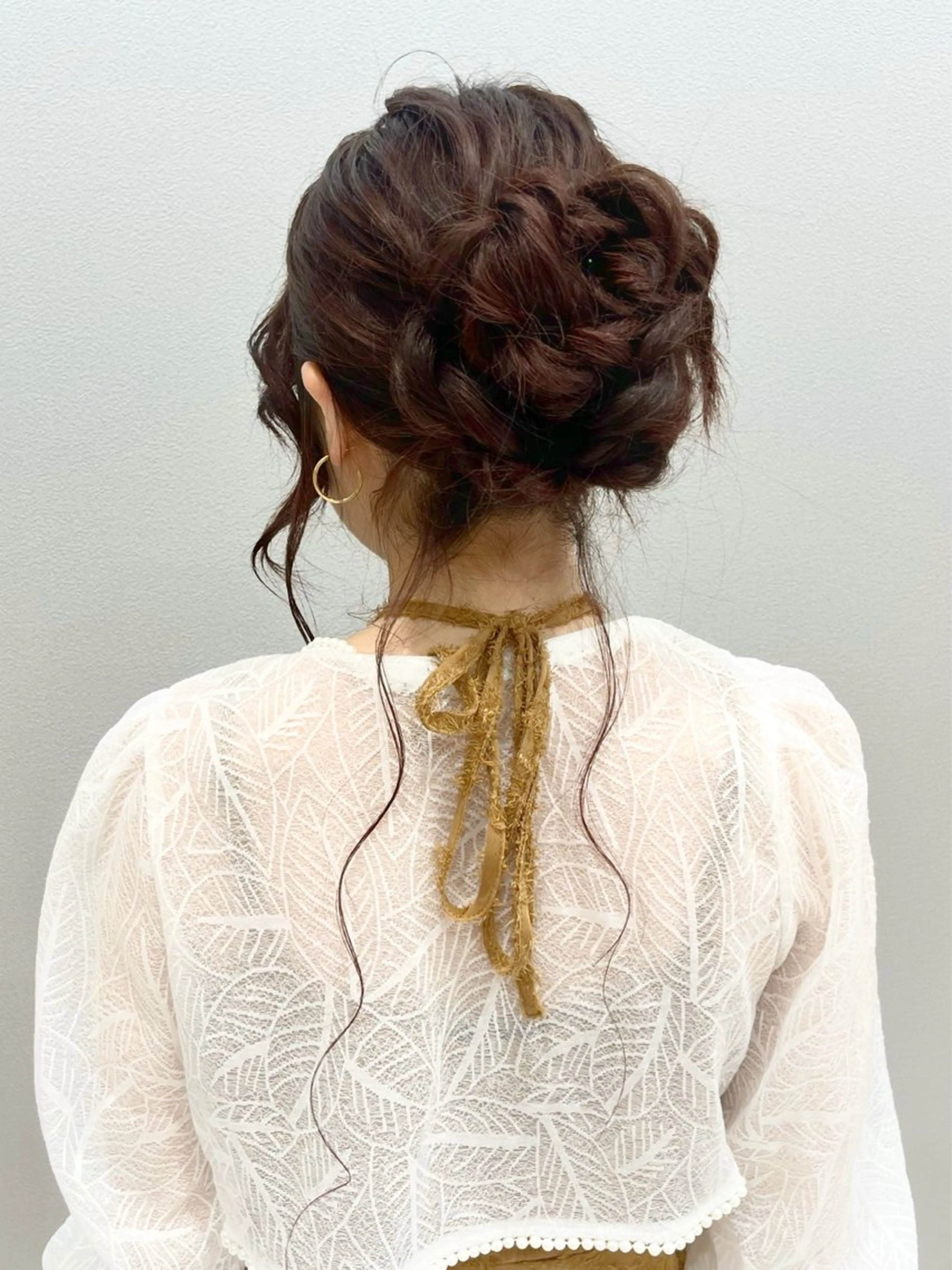 ロング ヘアアレンジ 結婚式・ブライダル ヘアセット 仙台/駅近/ AUTHEN/アンズのヘアスタイル