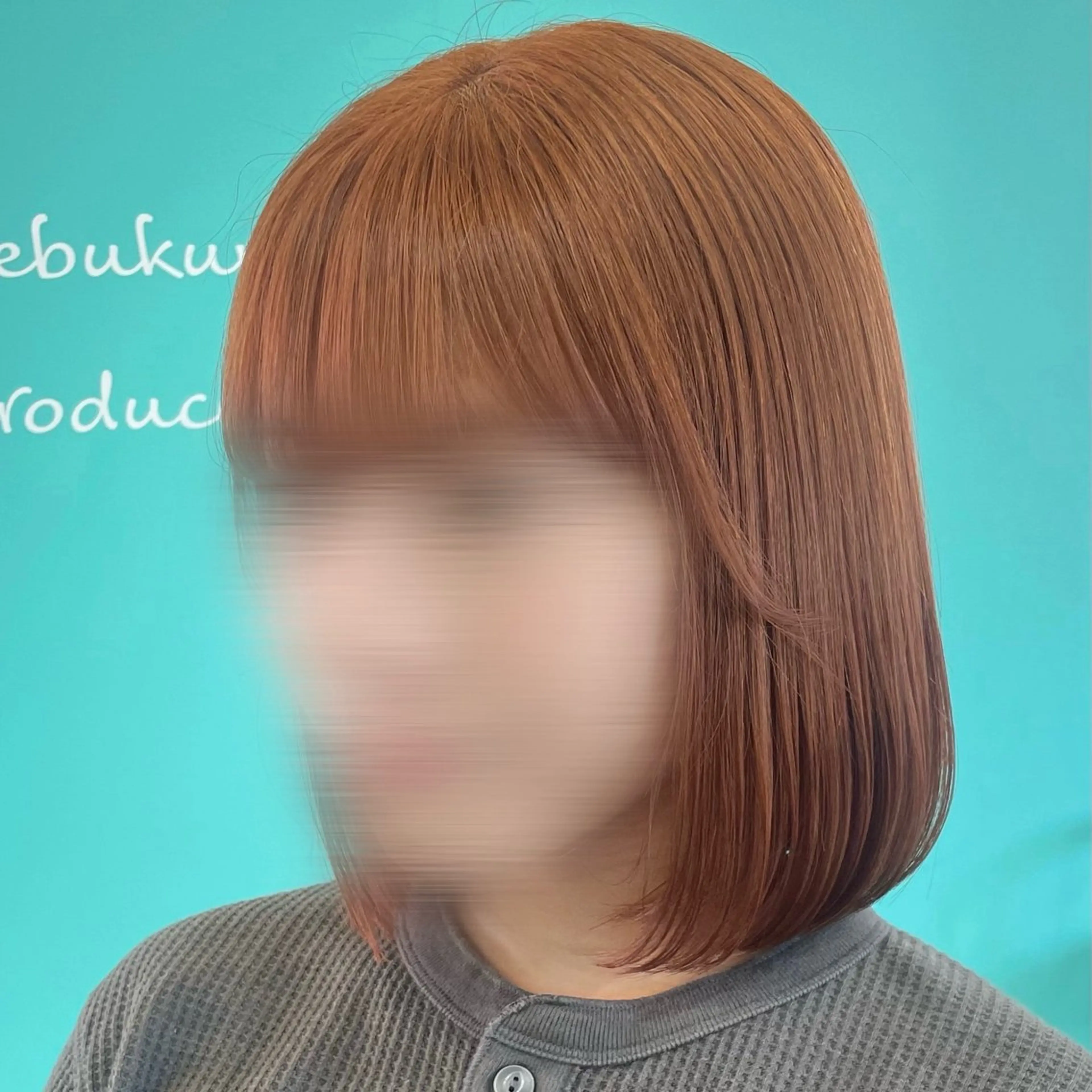 ミディアム カラー ブラウンカラー オレンジ オレンジブラウン 艶/透明感 🫧カラーのヘアスタイル
