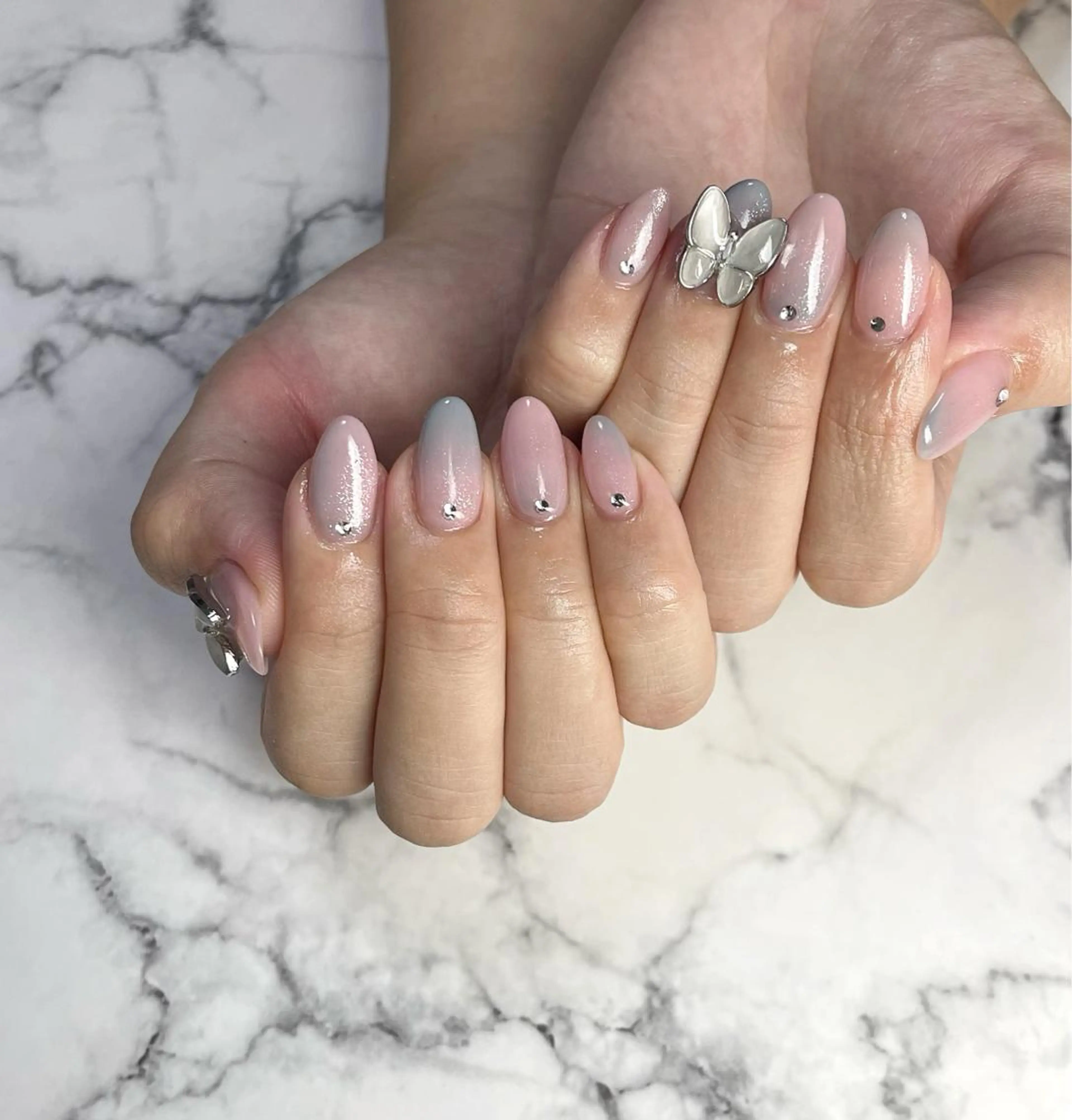 ネイル 持ち込み ピンク Mnail mayuのネイルデザイン