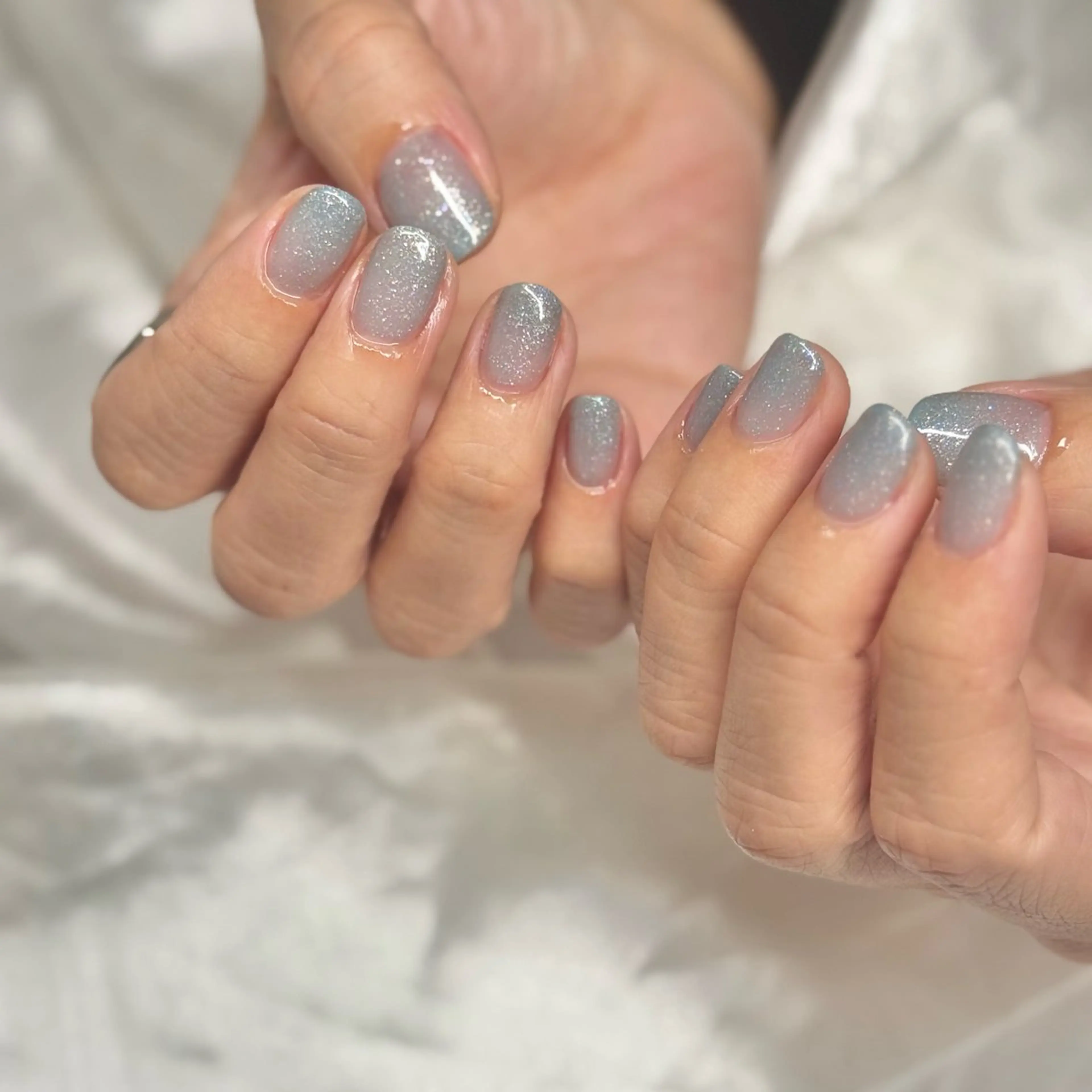 ネイル ラメ(グリッター) ワンカラーネイル MALELI 北円山店所属・松浦 杏佳のネイルデザイン