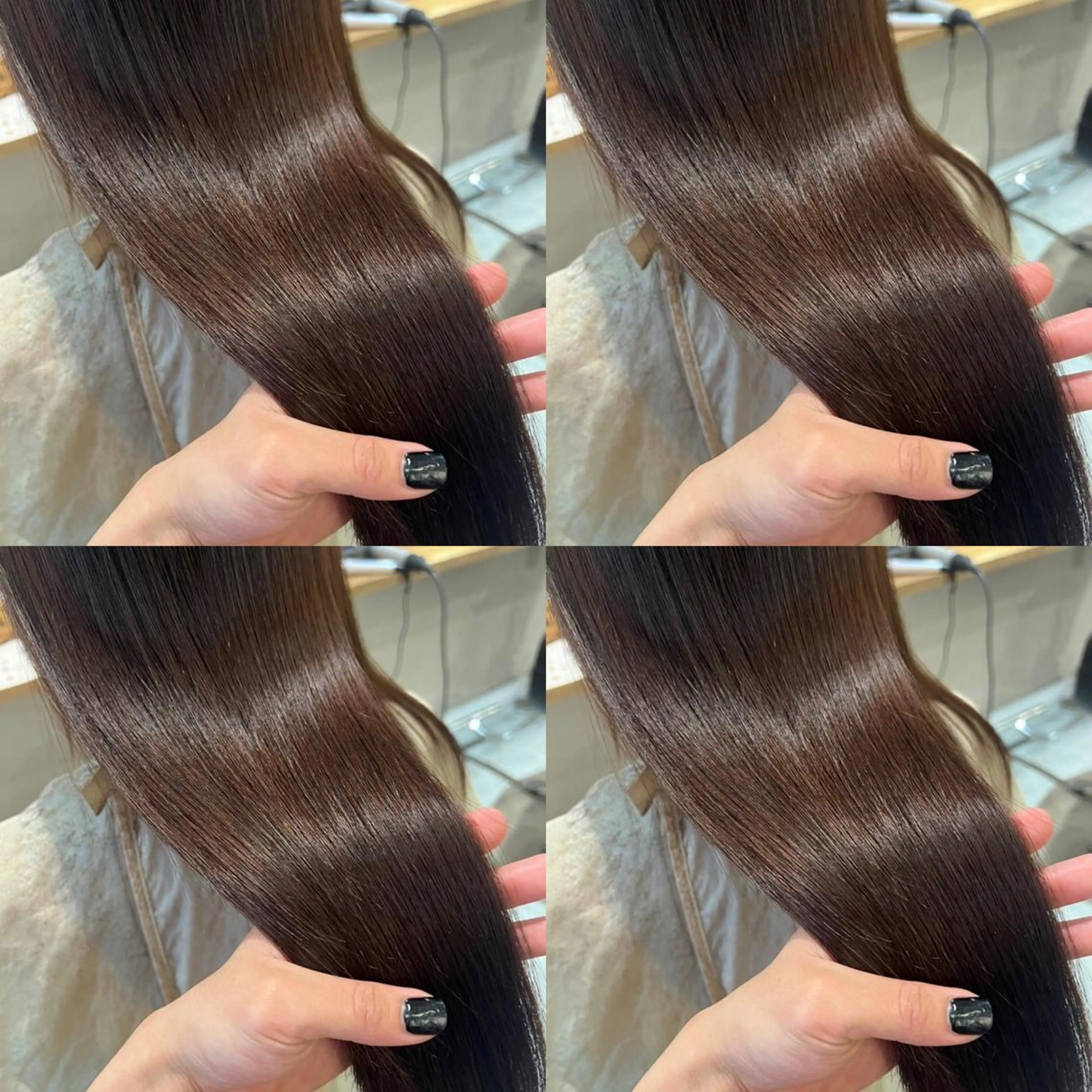 ロング カラー ブラウンカラー ショコラブラウン 韓国レイヤー ×髪質改善✨純大のヘアスタイル