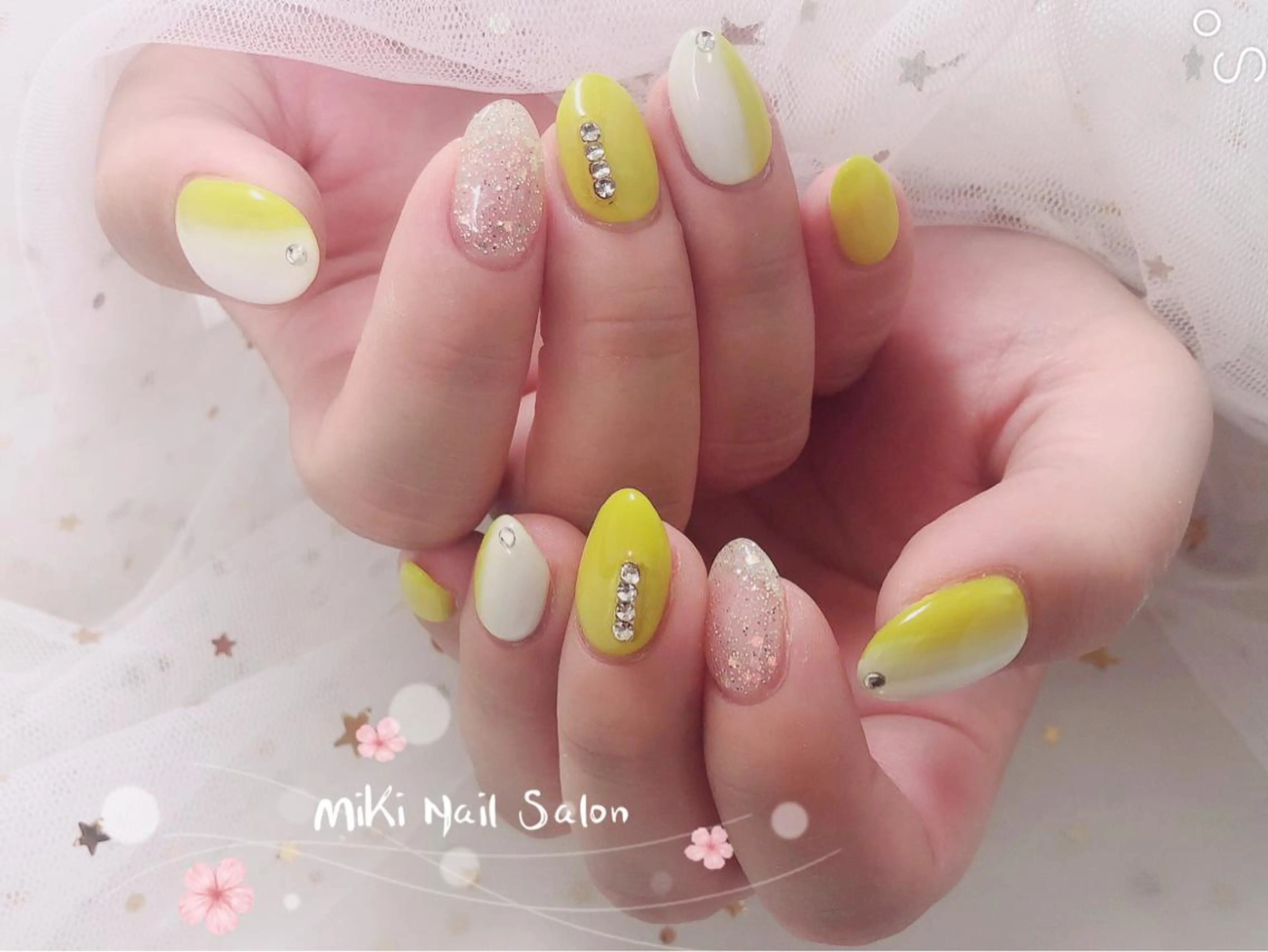 ネイル MiKi Nai池袋 長さだし得意のネイルデザイン