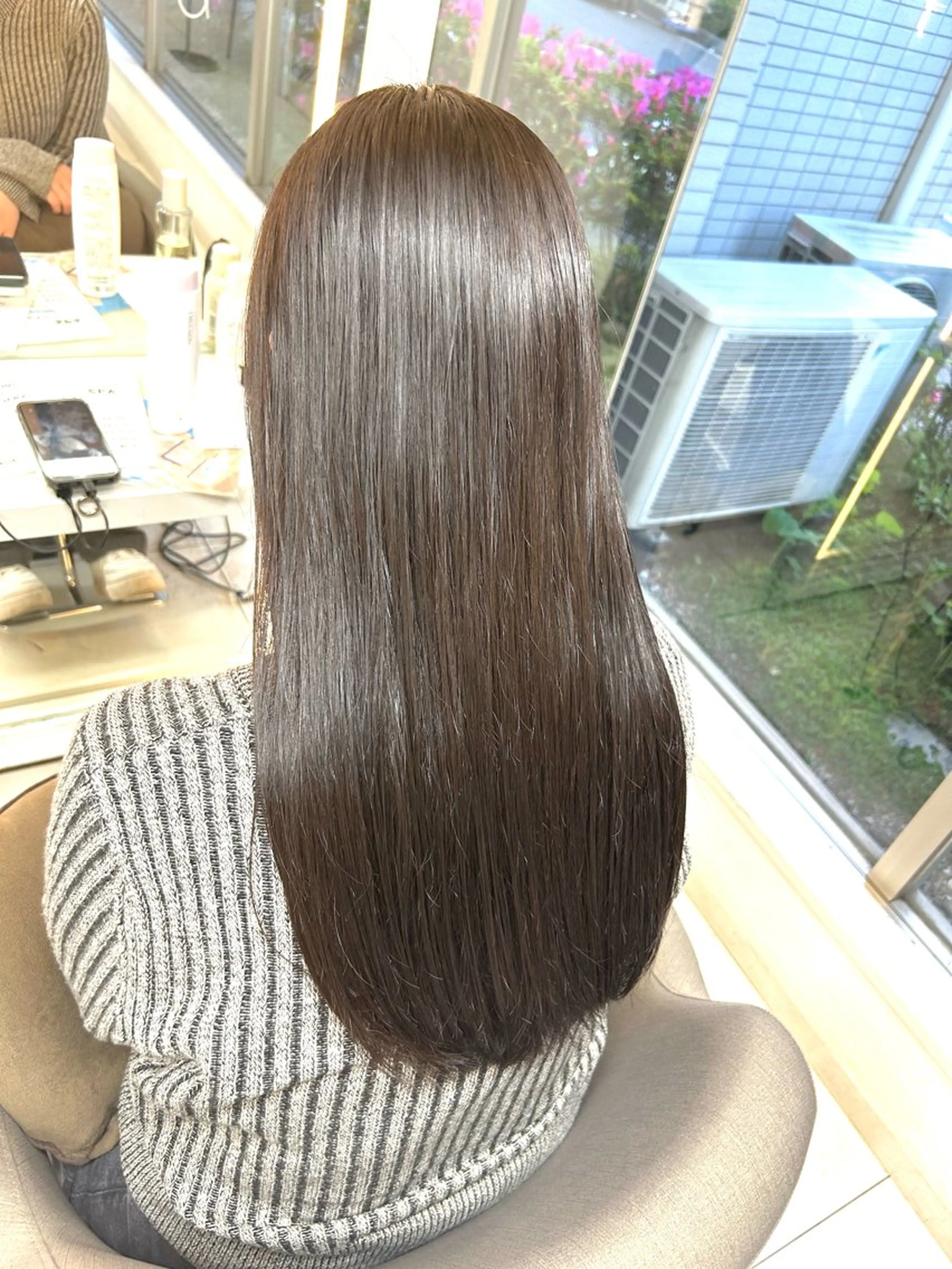 ロング ヘアカラー トリートメント 髪質改善/艶トリート メント🫧/美嬉のヘアスタイル