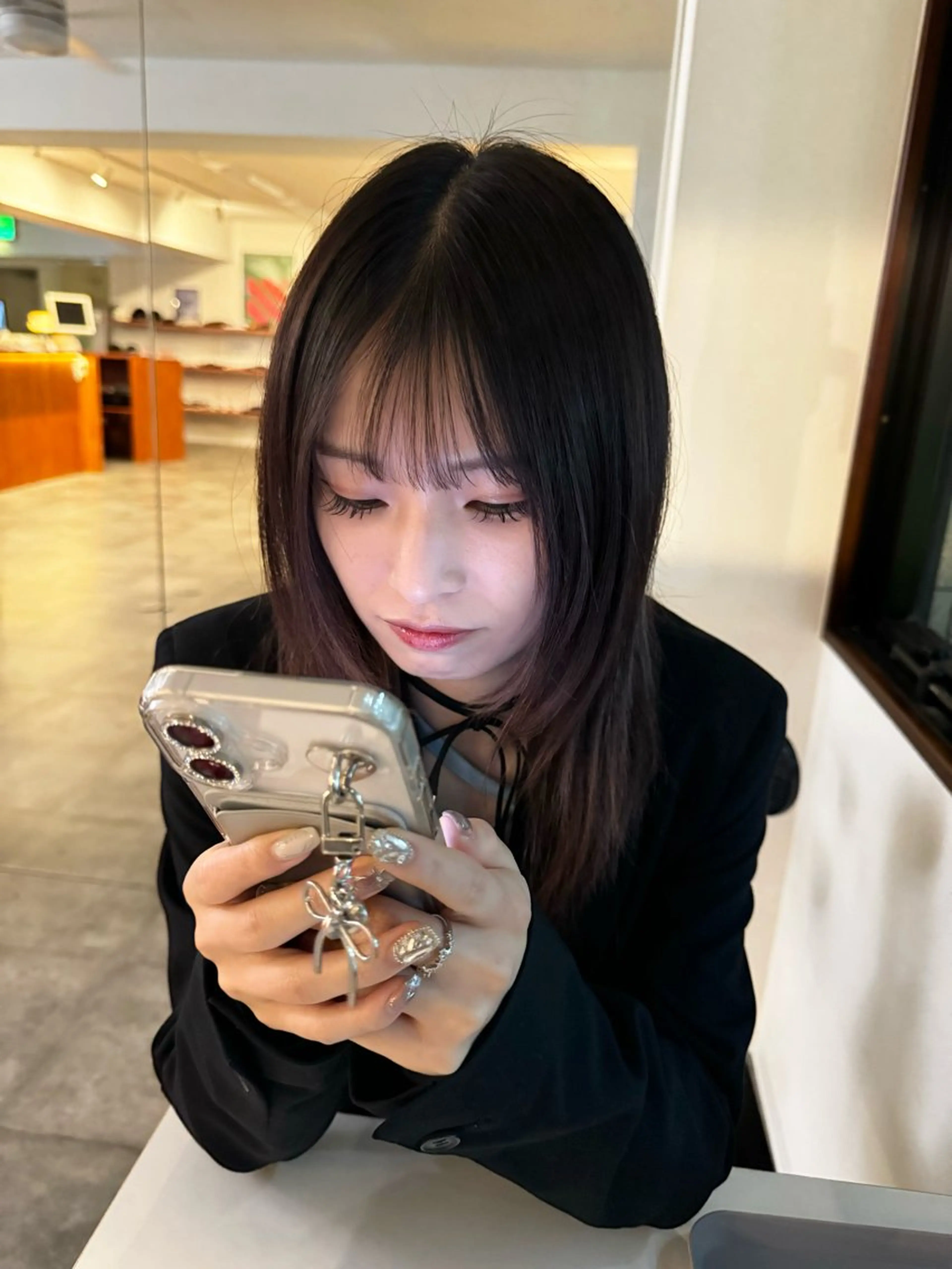 ミディアム mari_ xenaのヘアスタイル