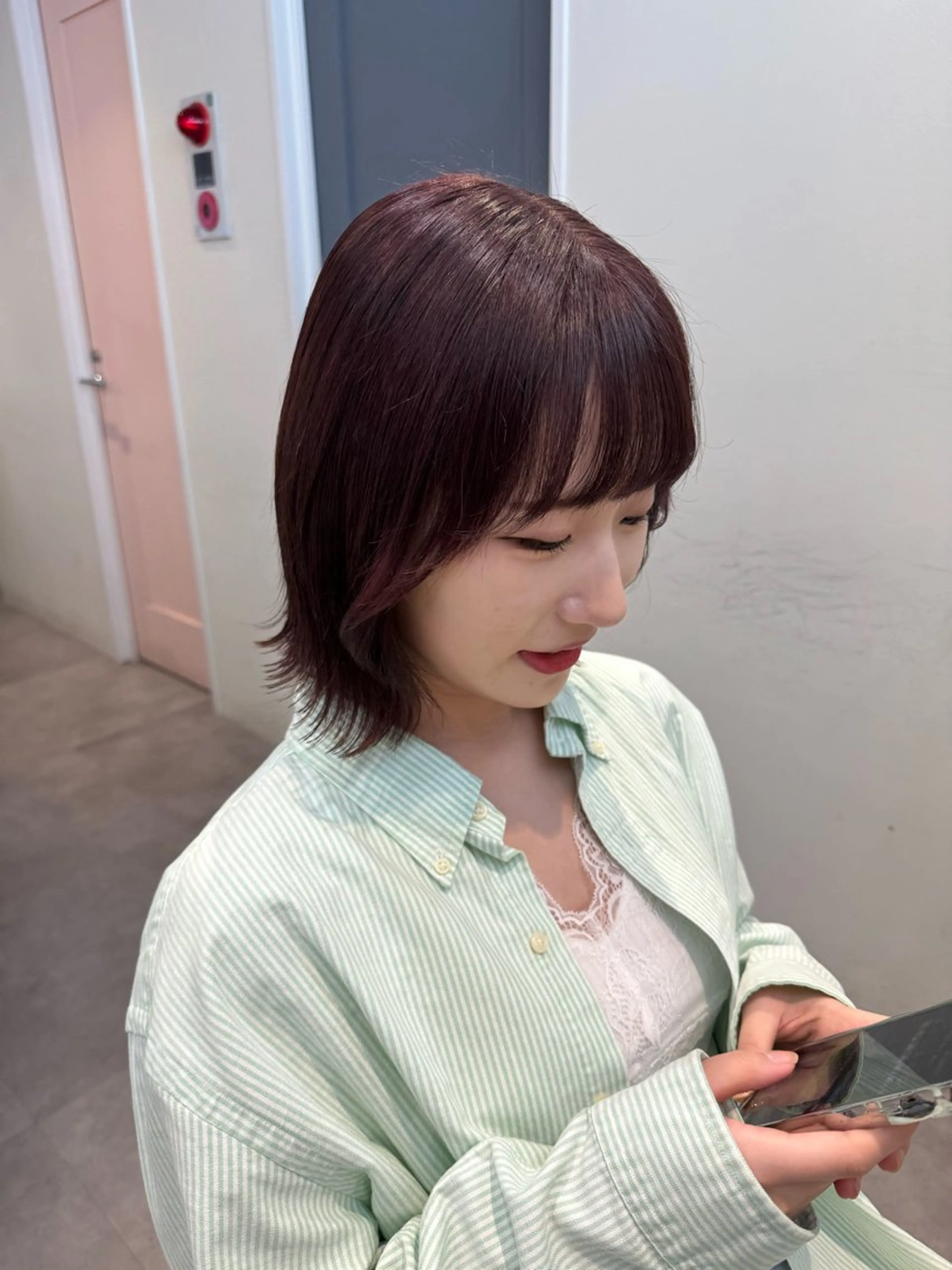 ショート カラー ayaka♡ 柔らかカラーのヘアスタイル