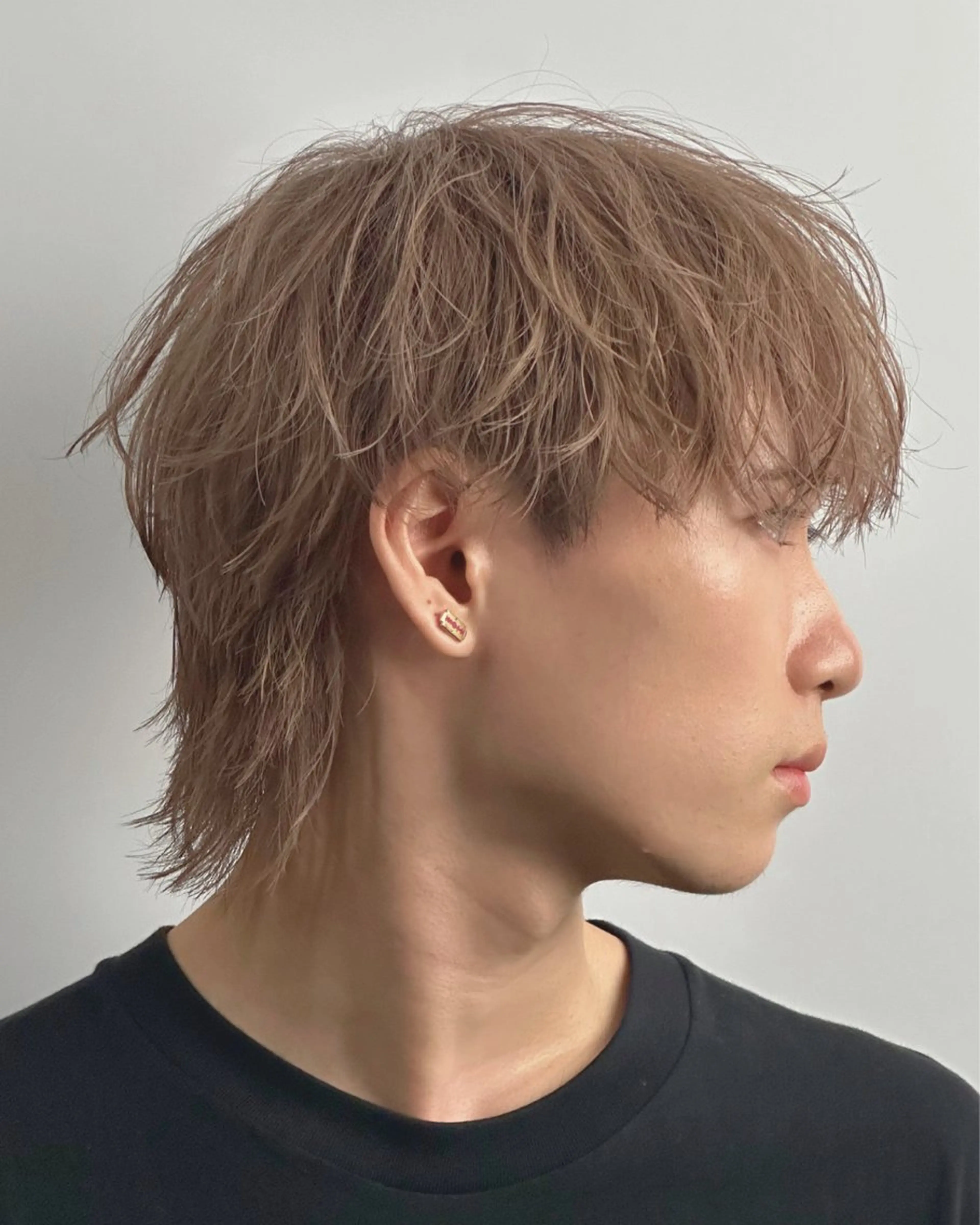 セミロング パーマ メンズ GLANZ/メンズ カットモデル予約用のヘアスタイル