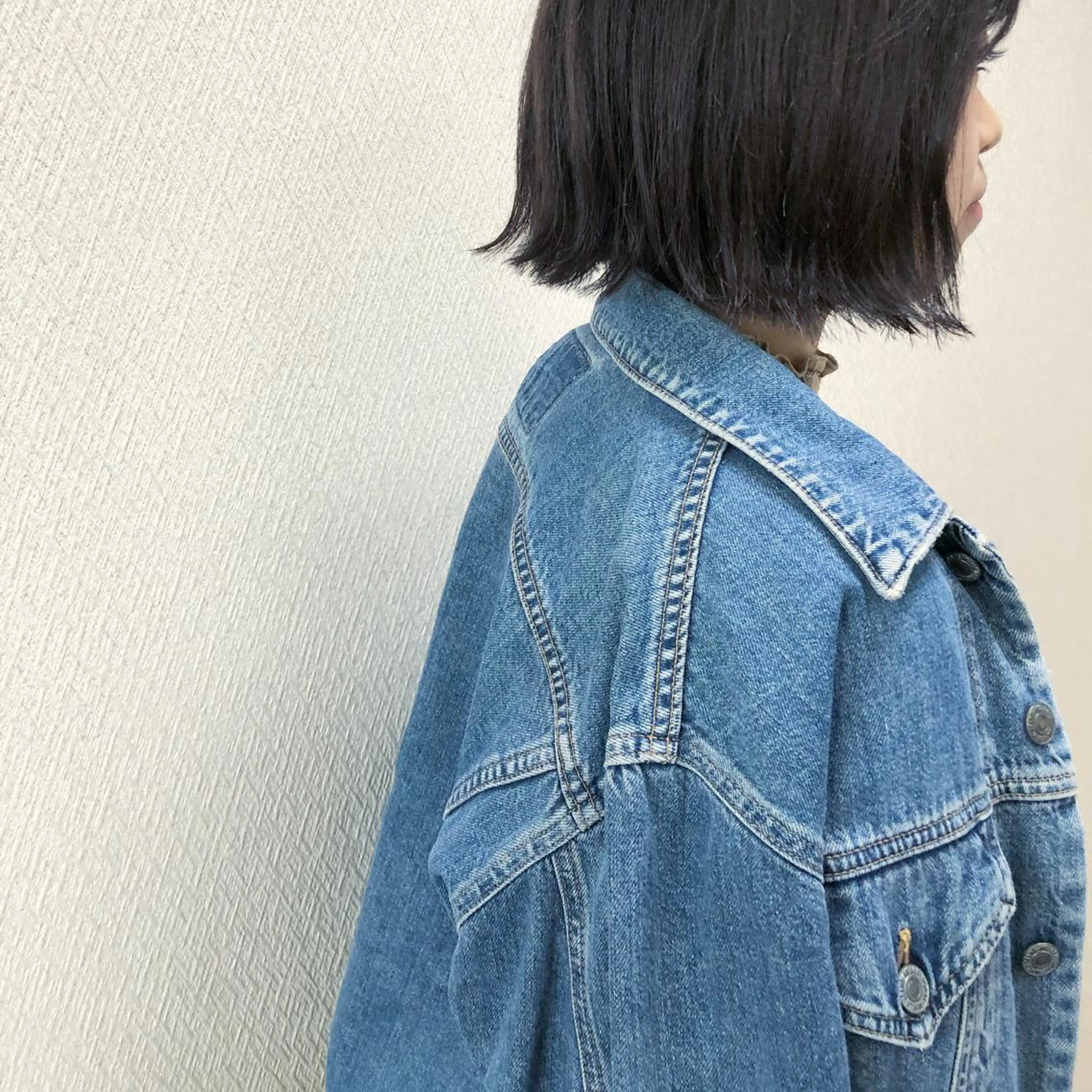 ミディアム カラー ラベンダーカラー ラベンダーグレー パープルカラー ボブ 外ハネヘア 水野 雪 /パーマ/暖色カラーのヘアスタイル