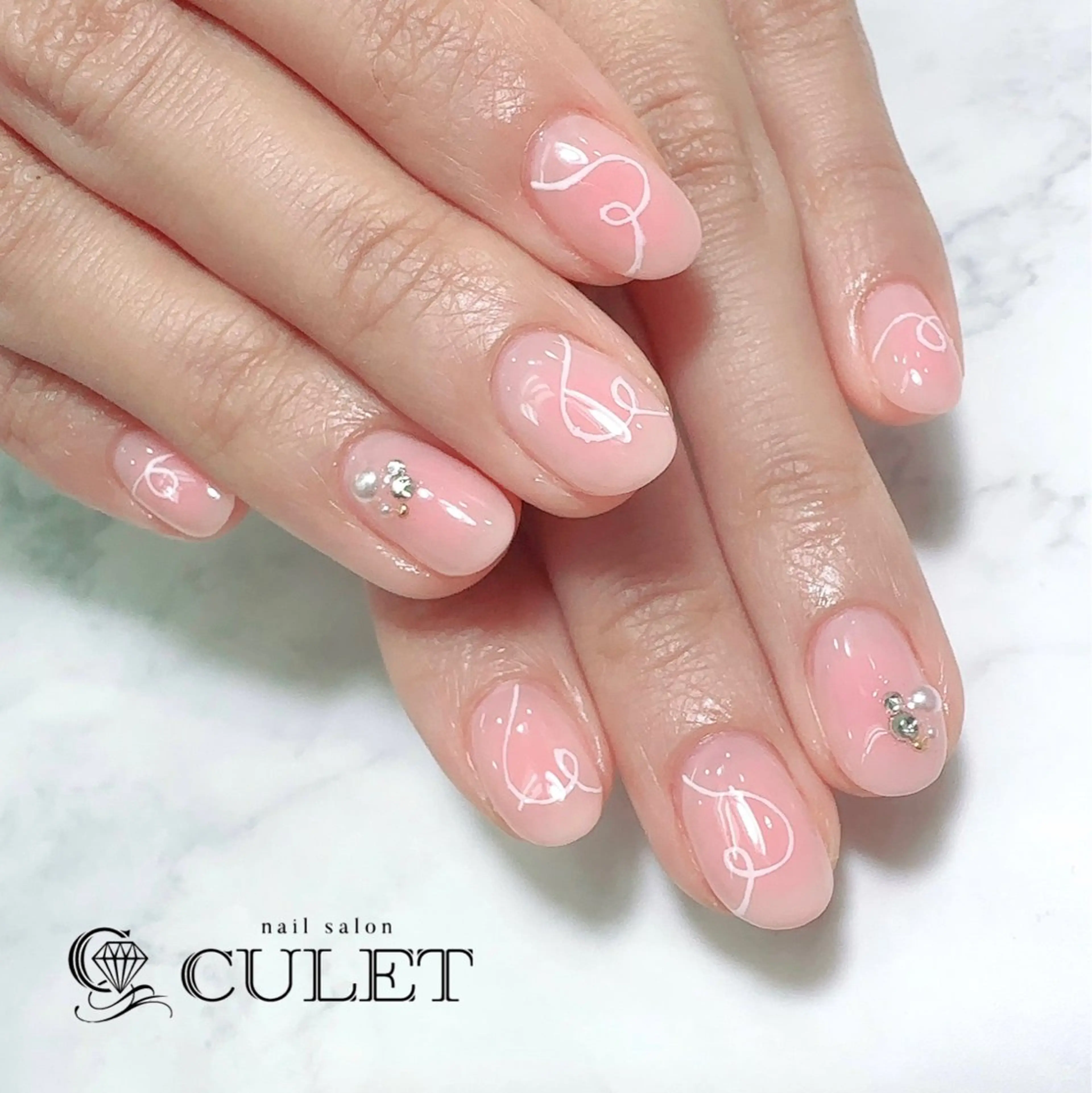 ネイル ハンドネイル CULET NATSU🍀のネイルデザイン